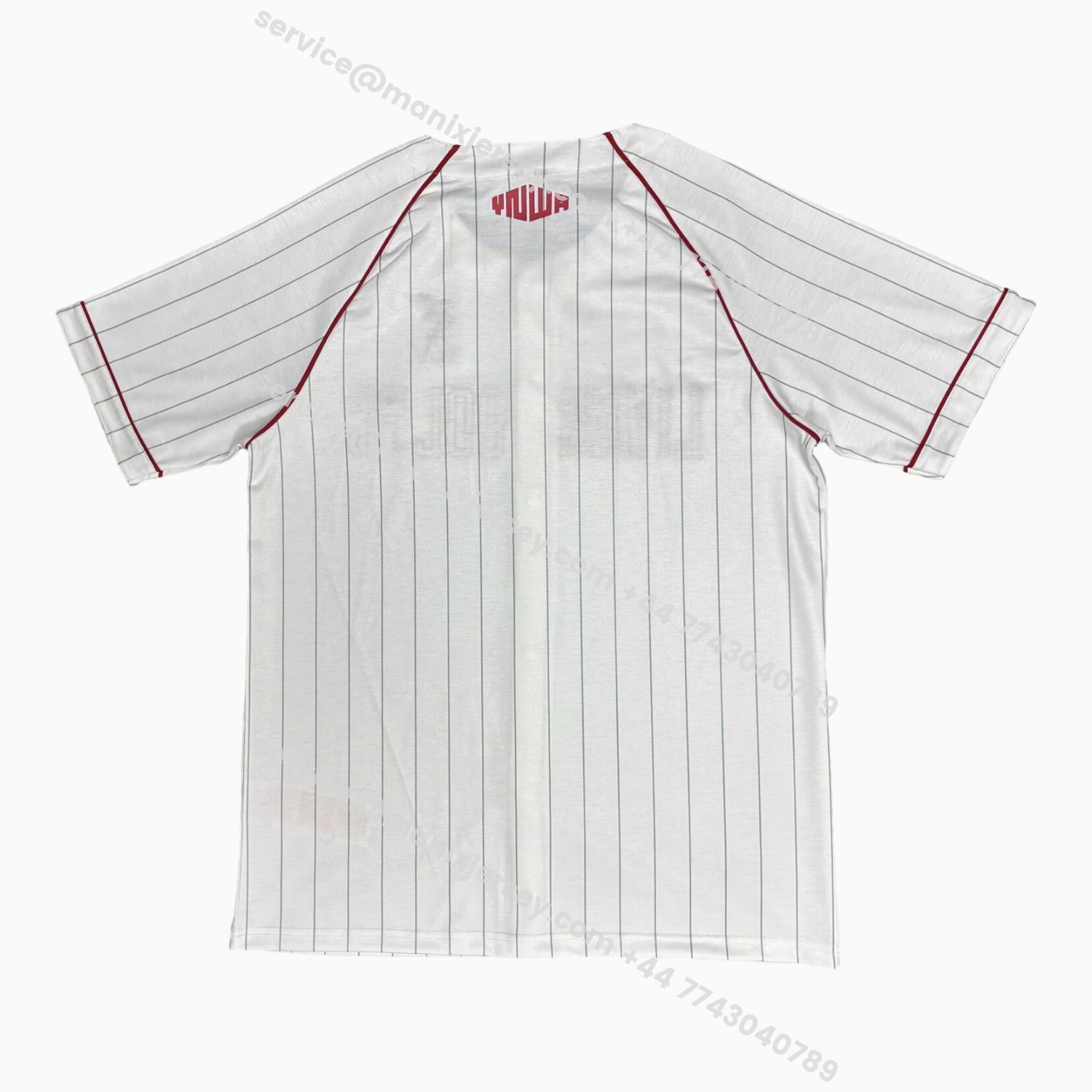 ManixJersey.com | Liver.pool 25-26 White With Red Lines Baseball Jerseyll Jersey -Customize Name, Number and Patch | Worldwide Shipping