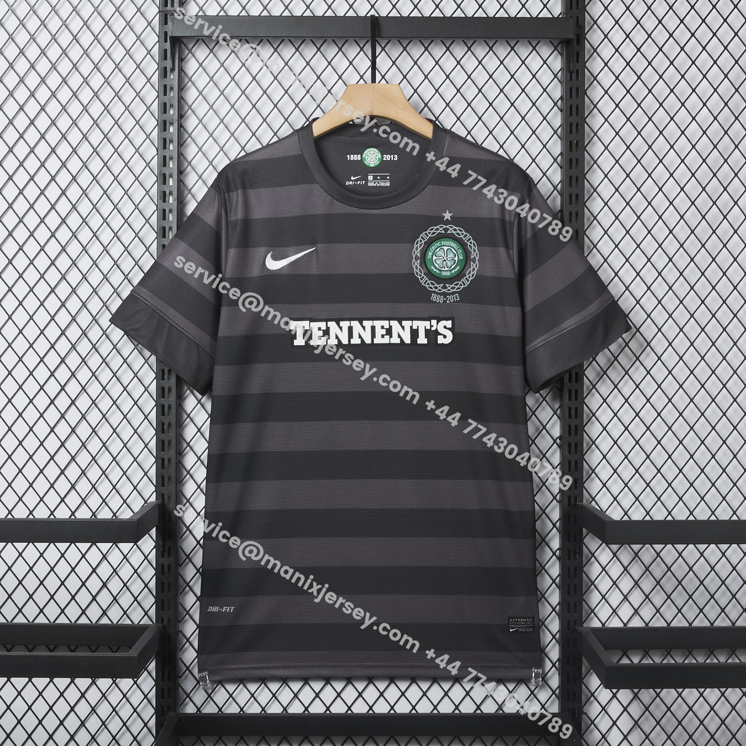 ManixJersey.com | Retro Celtic 12-13 Away Stadium 125th Anniversary Jersey -Customize Name, Number and Patch | Worldwide Shipping
