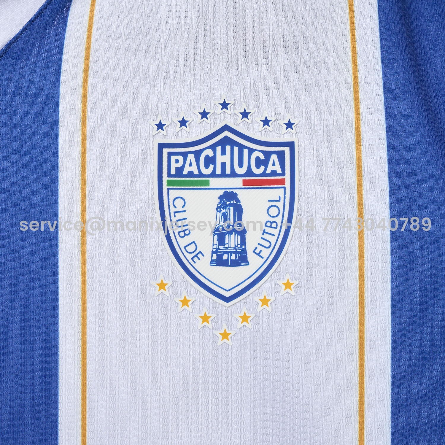 ManixJersey.com | Pachuca 25-26 Home Jersey - Fans Version -Customize Name, Number and Patch | Worldwide Shipping