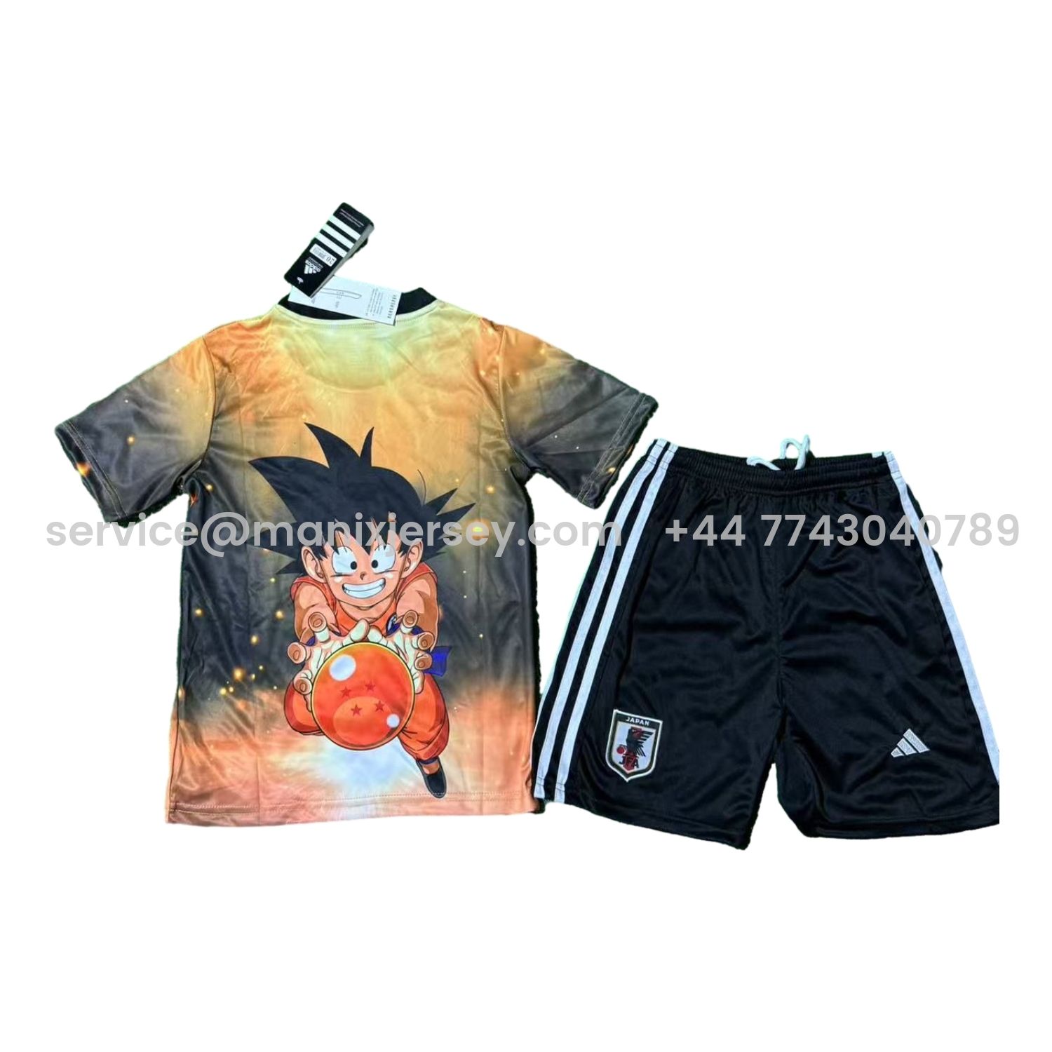 ManixJersey.com | Japan 25-26 Little Goku's Kamehameha Special Kids Kit -Customize Name, Number and Patch | Worldwide Shipping