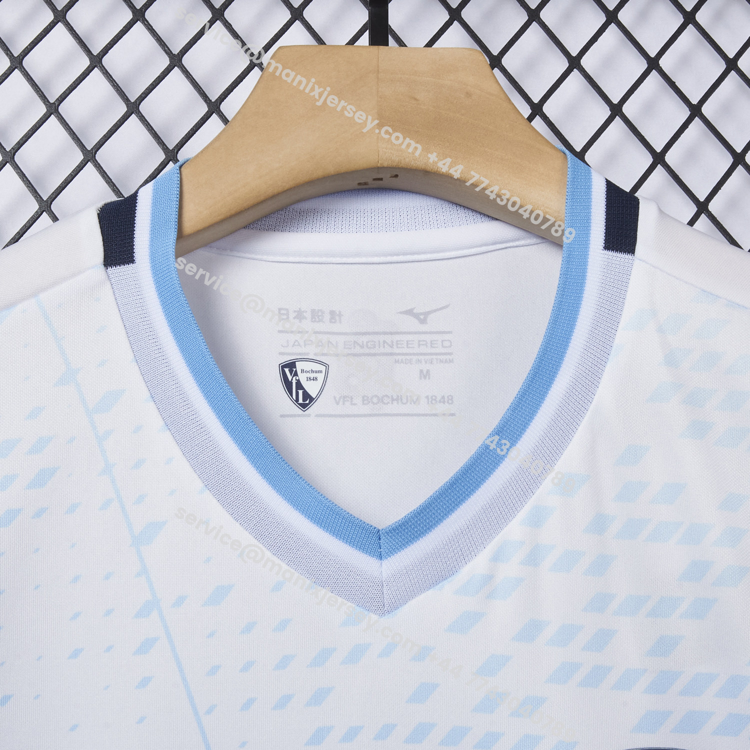 ManixJersey.com | VfL Bochum 25-26 Away White Jersey - Fans Version -Customize Name, Number and Patch | Worldwide Shipping