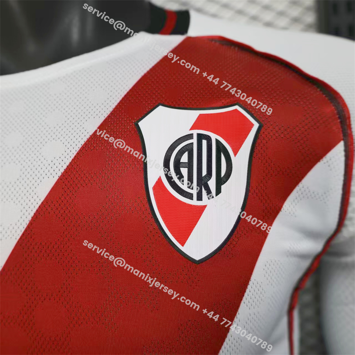 ManixJersey.com | River Plate 25-26 Home Unsponsored Long Sleeves Jersey - Player Version -Customize Name, Number and Patch | Worldwide Shipping
