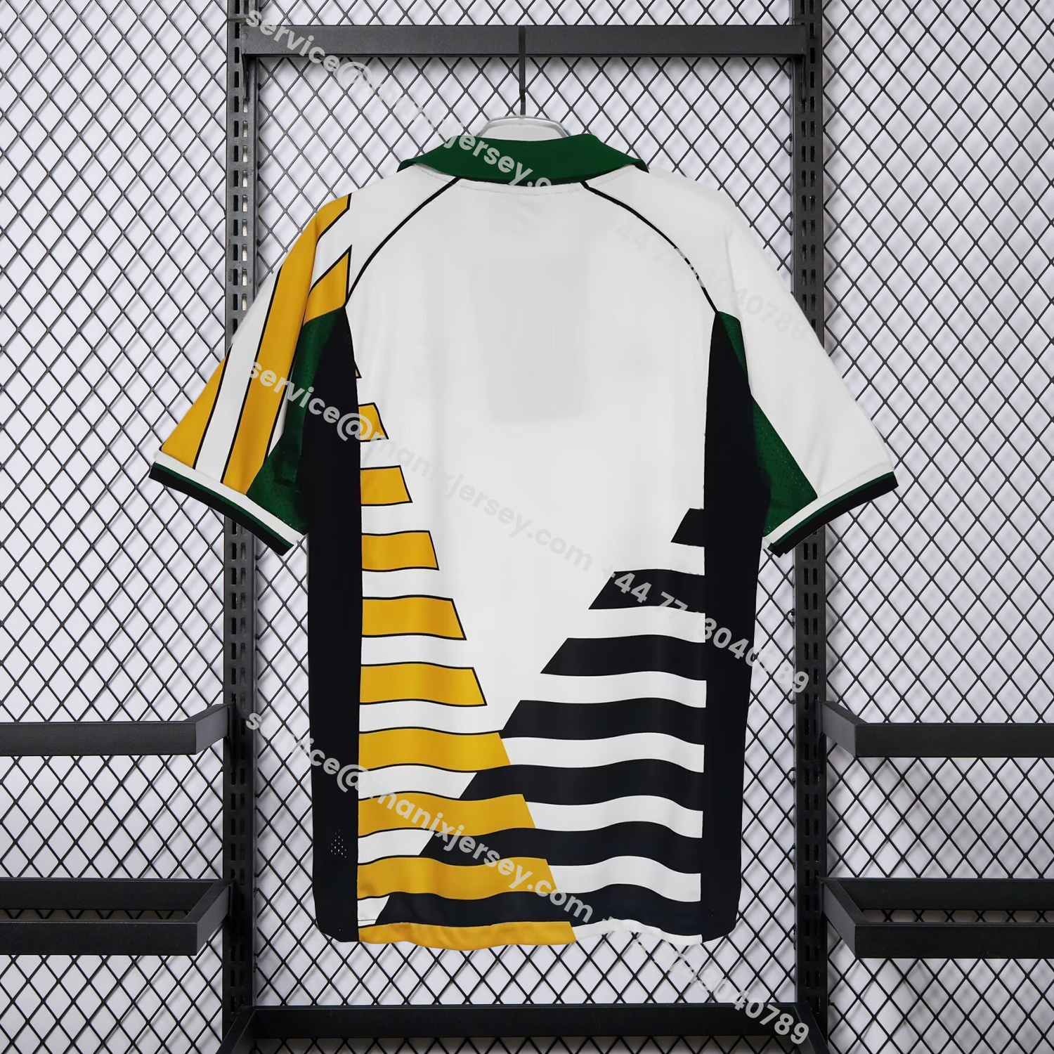 ManixJersey.com | Retro South Africa 1998 Home Jersey -Customize Name, Number and Patch | Worldwide Shipping