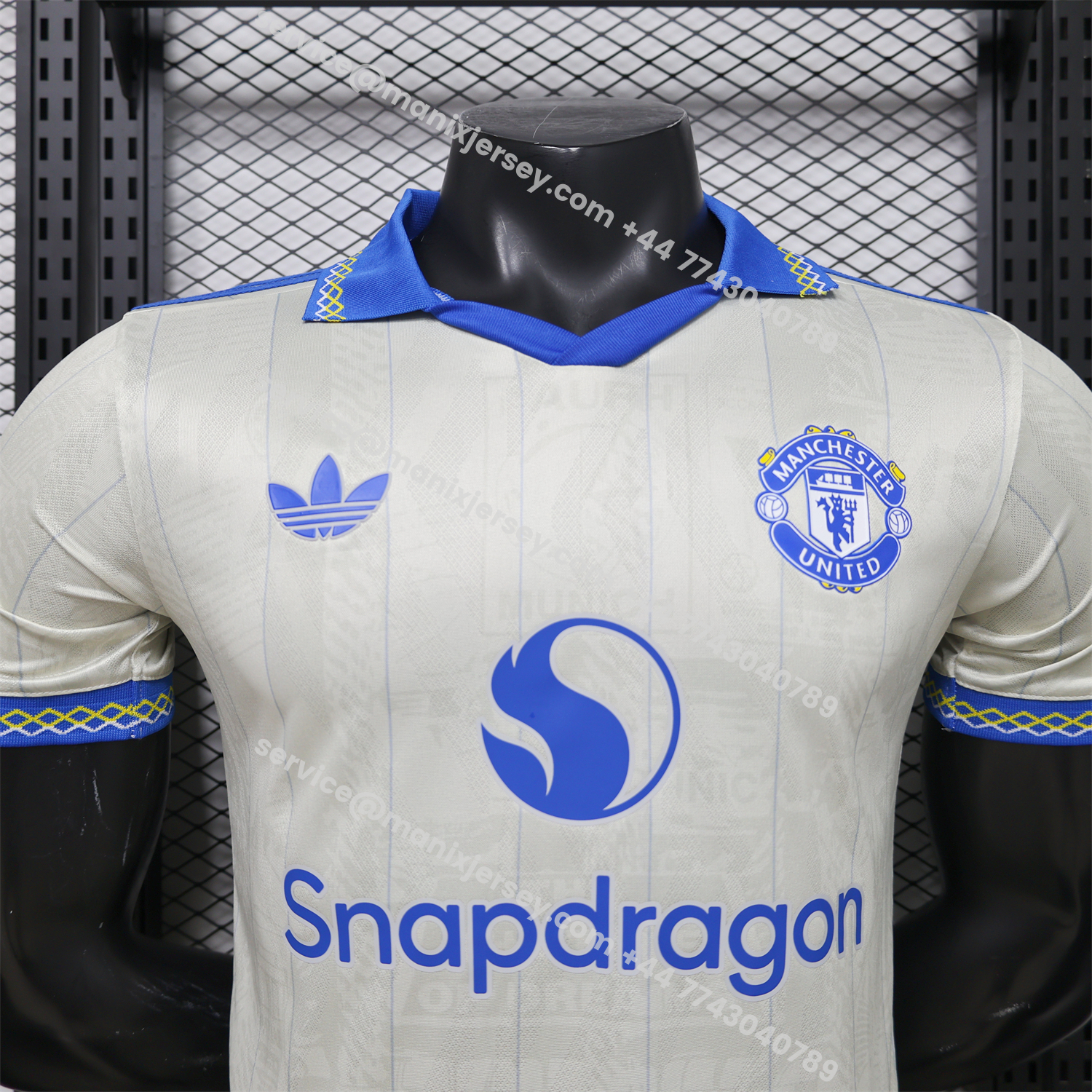 Manchester United 26-27 Terrace Icon Retro Casual Style Light Color Polo Jersey - Player Version:football jersey mysite: unitedjerseyfootball 邓江浪:football