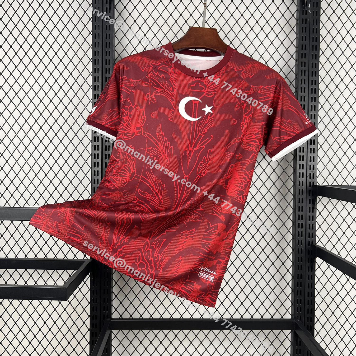 Turkey 2026 Red With Dark Red Patterns Special Edition Jersey - Fans Version:football jersey mysite: unitedjerseyfootball 邓江浪:football