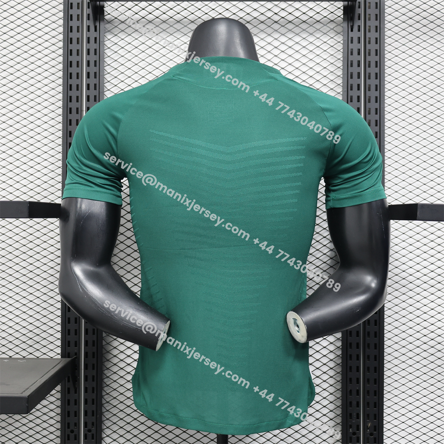 ManixJersey.com | Real Madrid 25-26 Green With White Lines Special Jersey - Player Version -Customize Name, Number and Patch | Worldwide Shipping