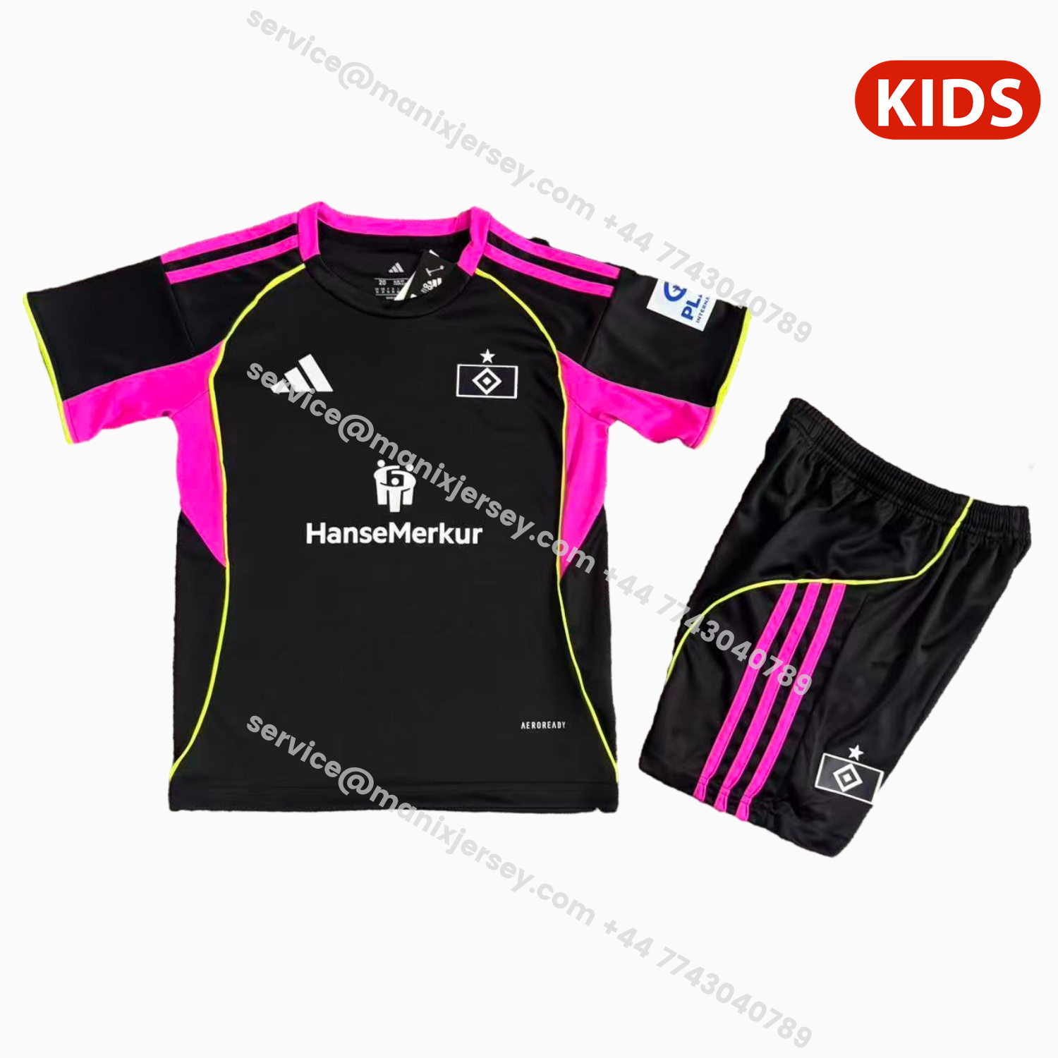 ManixJersey.com | Hamburger SV 25-26 Third Kids Kit -Customize Name, Number and Patch | Worldwide Shipping