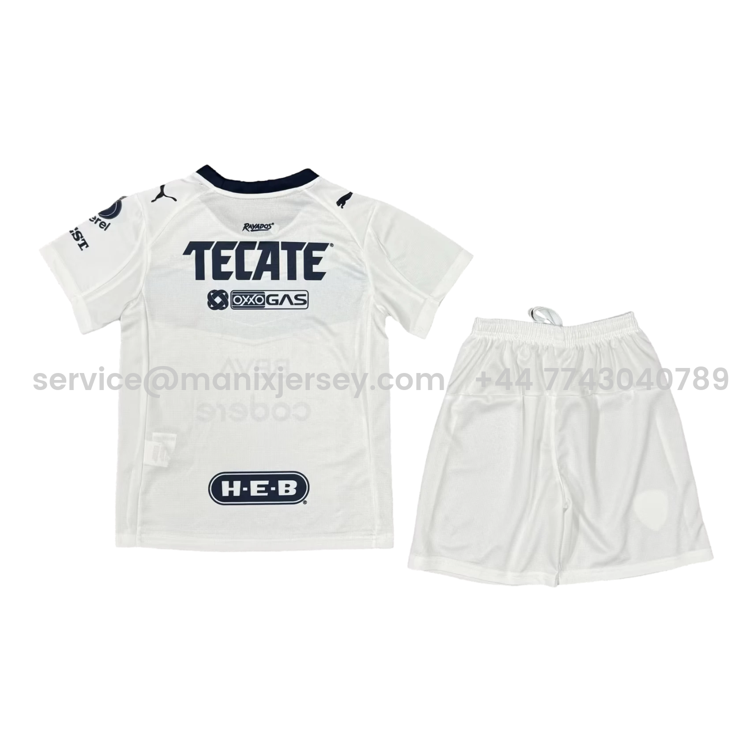 ManixJersey.com | Rayados Monterrey 25-26 Away Kids Kit -Customize Name, Number and Patch | Worldwide Shipping