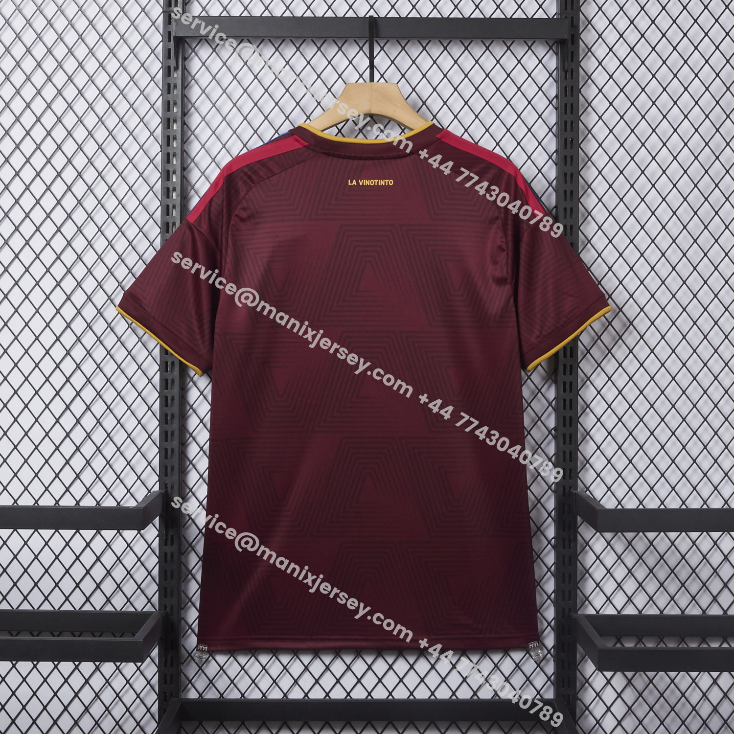 ManixJersey.com | Venezuela 2026 Home Jersey - Fans Version -Customize Name, Number and Patch | Worldwide Shipping