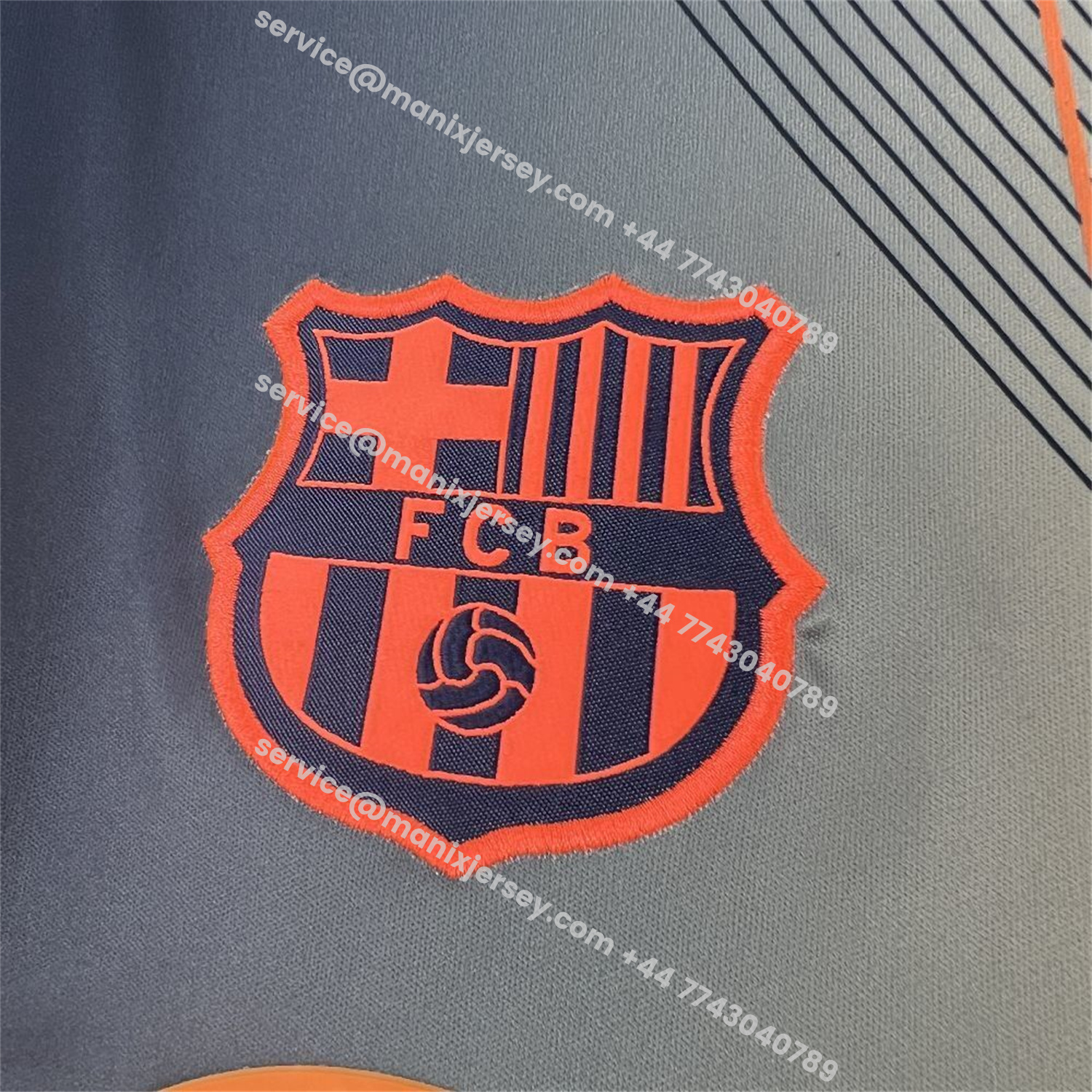 ManixJersey.com | Barcelona 25-26 Pre-Match Training Jersey - Fans Version -Customize Name, Number and Patch | Worldwide Shipping