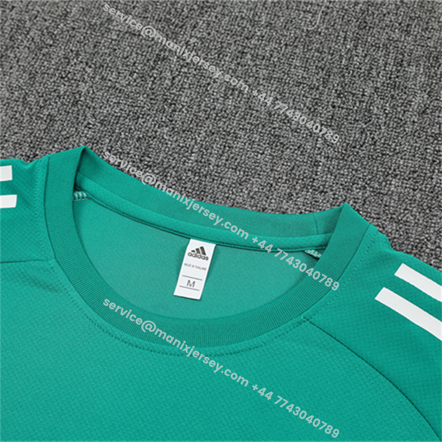 ManixJersey.com | Arsenal 25-26 Kids Short-Sleeve Training Set - Green Top & Black Shorts -Customize Name, Number and Patch | Worldwide Shipping
