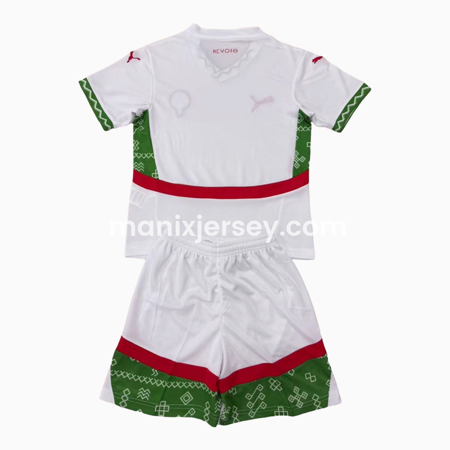 ManixJersey.com | Morocco 24-25 Away Kids Kit -Customize Name, Number and Patch | Worldwide Shipping