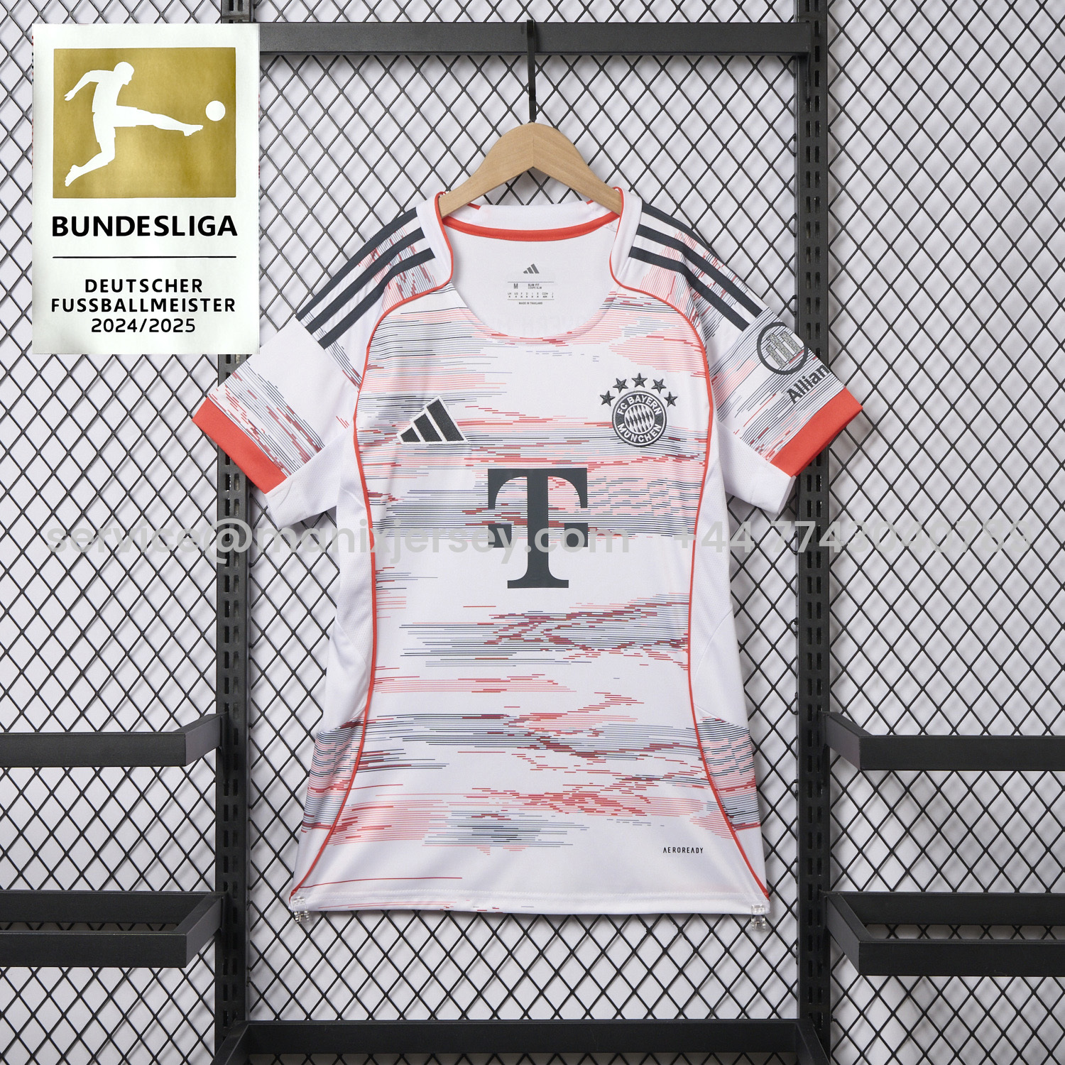 ManixJersey.com | Women's Bayern Munich 25-26 Away Jersey -Customize Name, Number and Patch | Worldwide Shipping
