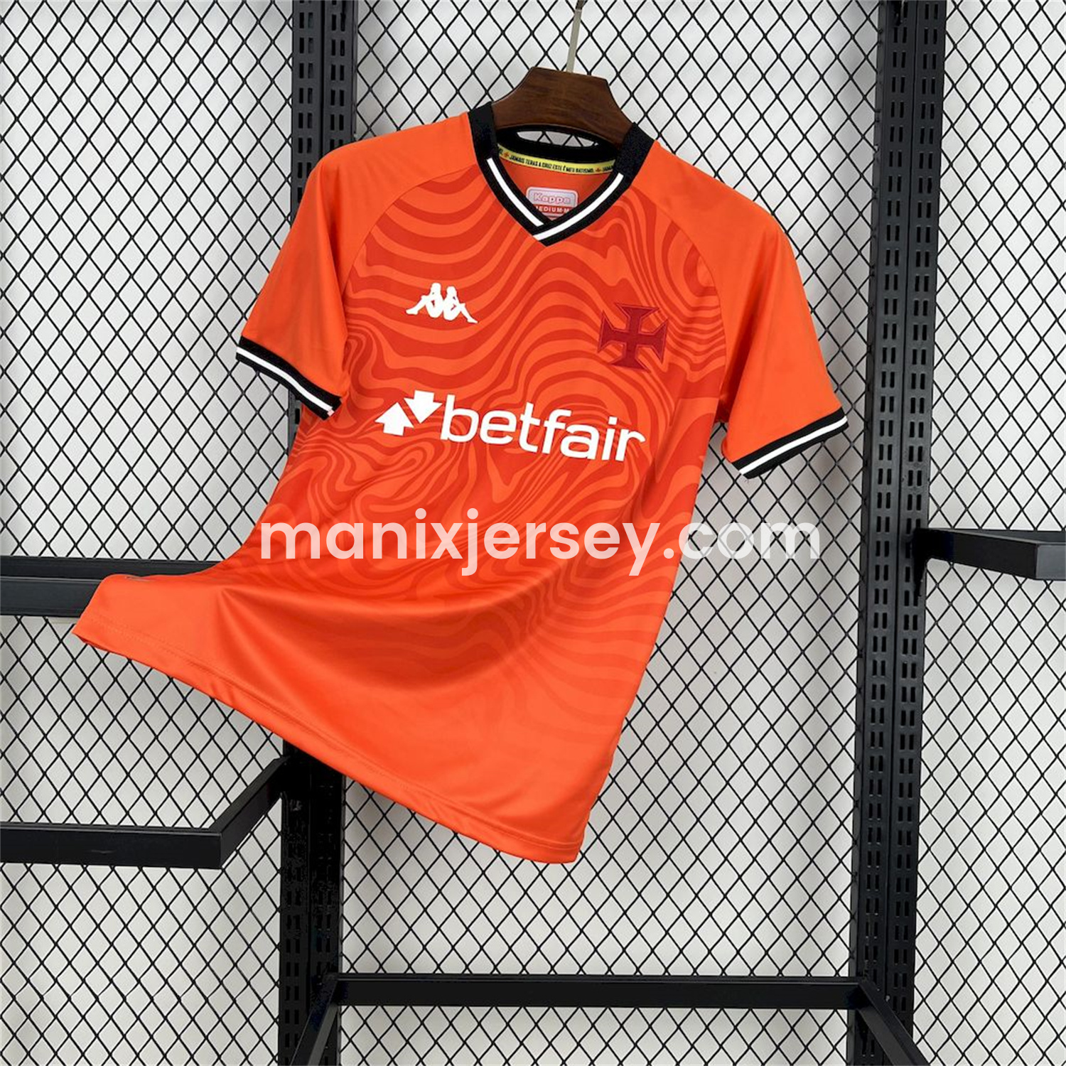 ManixJersey.com | Vasco da Gama 25-26 Orange Goalkeeper Jersey - Fans Version -Customize Name, Number and Patch | Worldwide Shipping