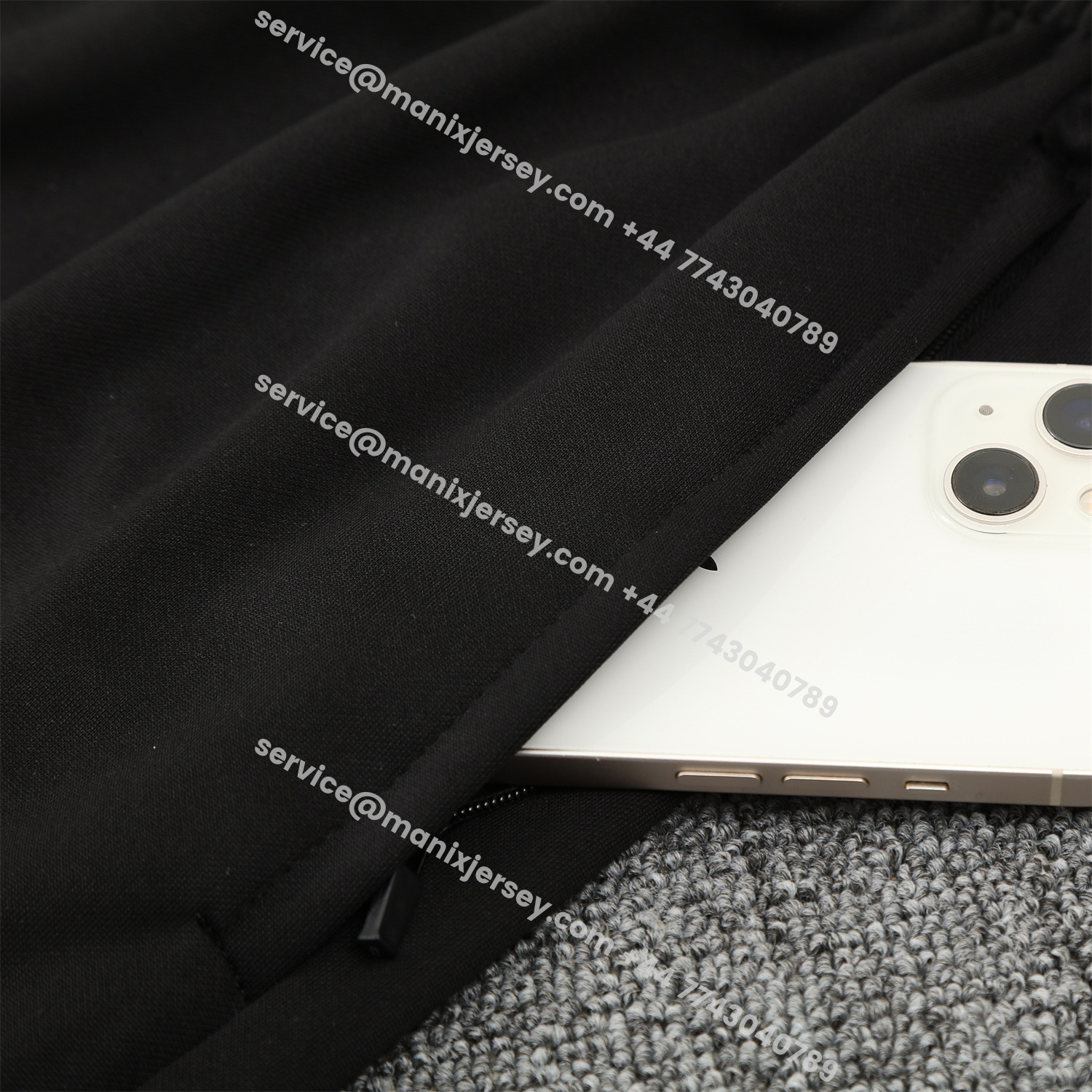 ManixJersey.com | Barcelona 25-26 Training Hoodie Set - Blue Green Hoodie and Black Pants -Customize Name, Number and Patch | Worldwide Shipping