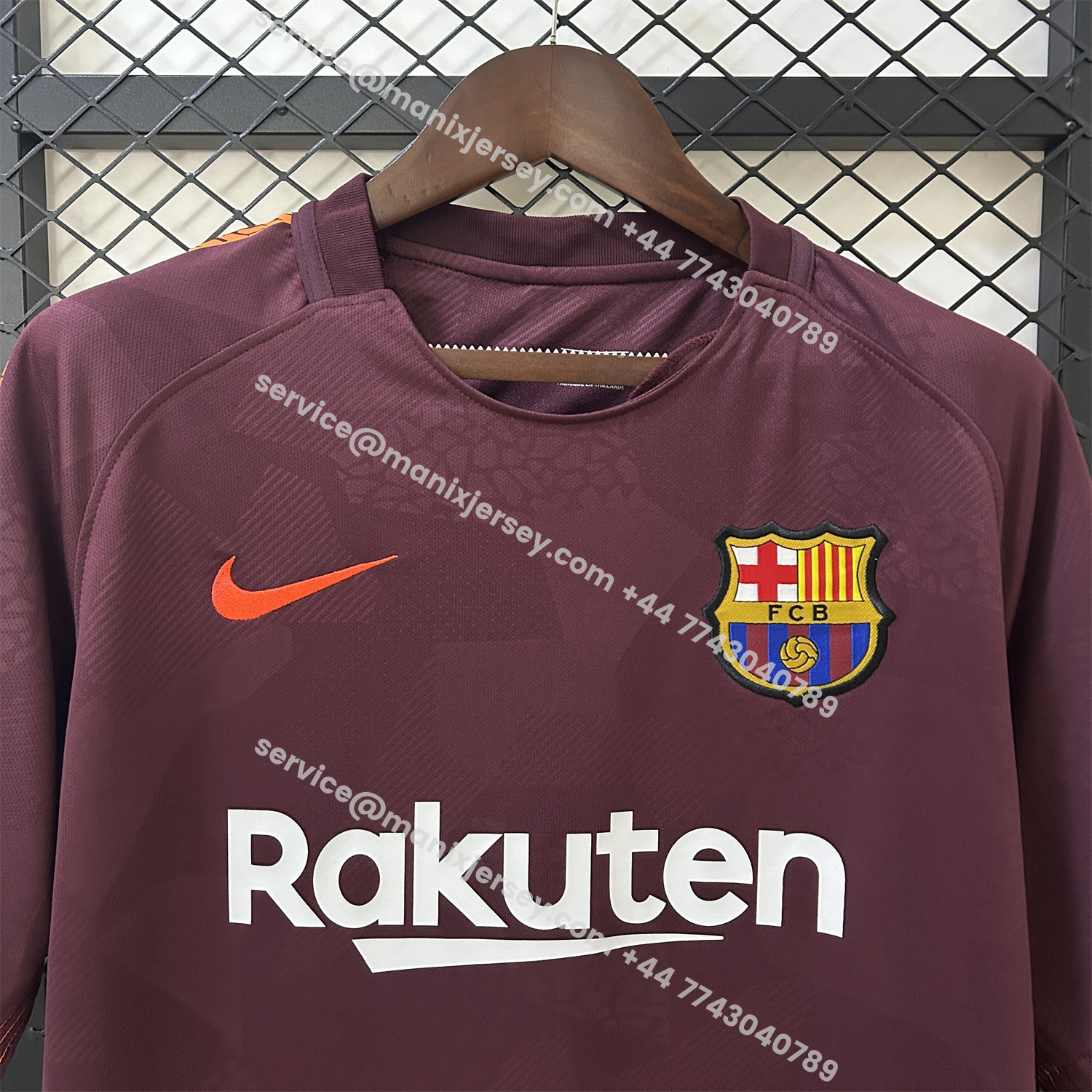ManixJersey.com | Retro Barcelona 17-18 Third Jersey -Customize Name, Number and Patch | Worldwide Shipping