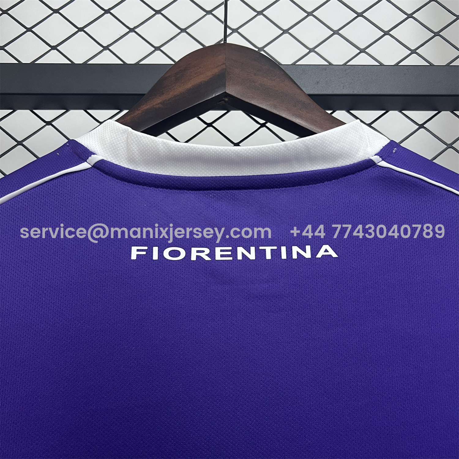 ManixJersey.com | Fiorentina 25-26 Home Jersey - Fans Version -Customize Name, Number and Patch | Worldwide Shipping