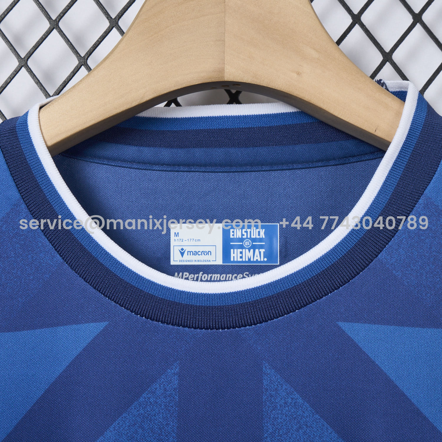 ManixJersey.com | Karlsruher SC 25-26 Home Jersey - Fans Version -Customize Name, Number and Patch | Worldwide Shipping