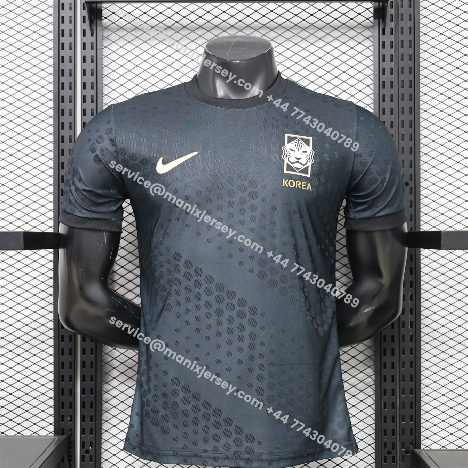 South Korea 26-27 Casual Style Black Jersey - Player Version:football jersey mysite: unitedjerseyfootball 邓江浪:football