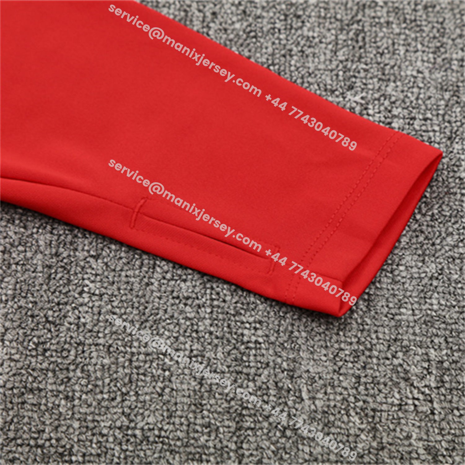 ManixJersey.com | Portugal 25-26 Kids Long Sleeve Training Set - Red Top & Black Pants -Customize Name, Number and Patch | Worldwide Shipping