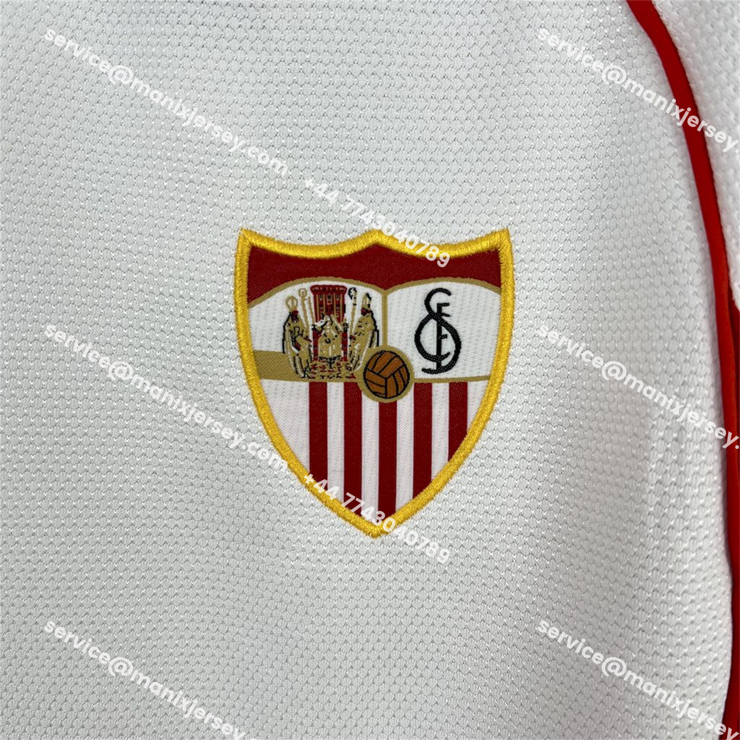 ManixJersey.com | Sevilla 25-26 Home Special Jersey - Fans Version -Customize Name, Number and Patch | Worldwide Shipping