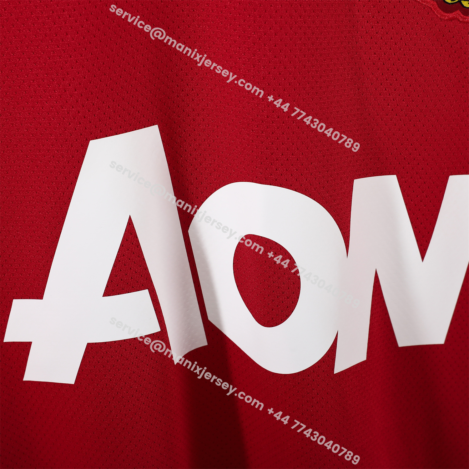 ManixJersey.com | Retro Manchester United 2011-12 Home Jersey -Customize Name, Number and Patch | Worldwide Shipping