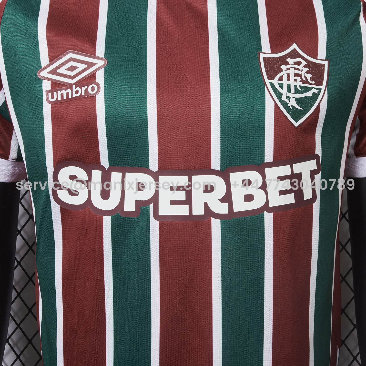 ManixJersey.com | Fluminense 25-26 Home Jersey With Chest Sponsor - Player Version -Customize Name, Number and Patch | Worldwide Shipping