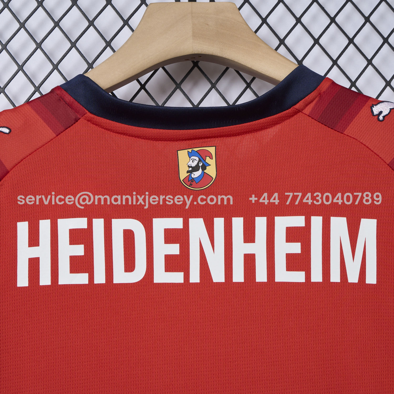 ManixJersey.com | FC Heidenheim 25-26 Home Jersey - Fans Version -Customize Name, Number and Patch | Worldwide Shipping