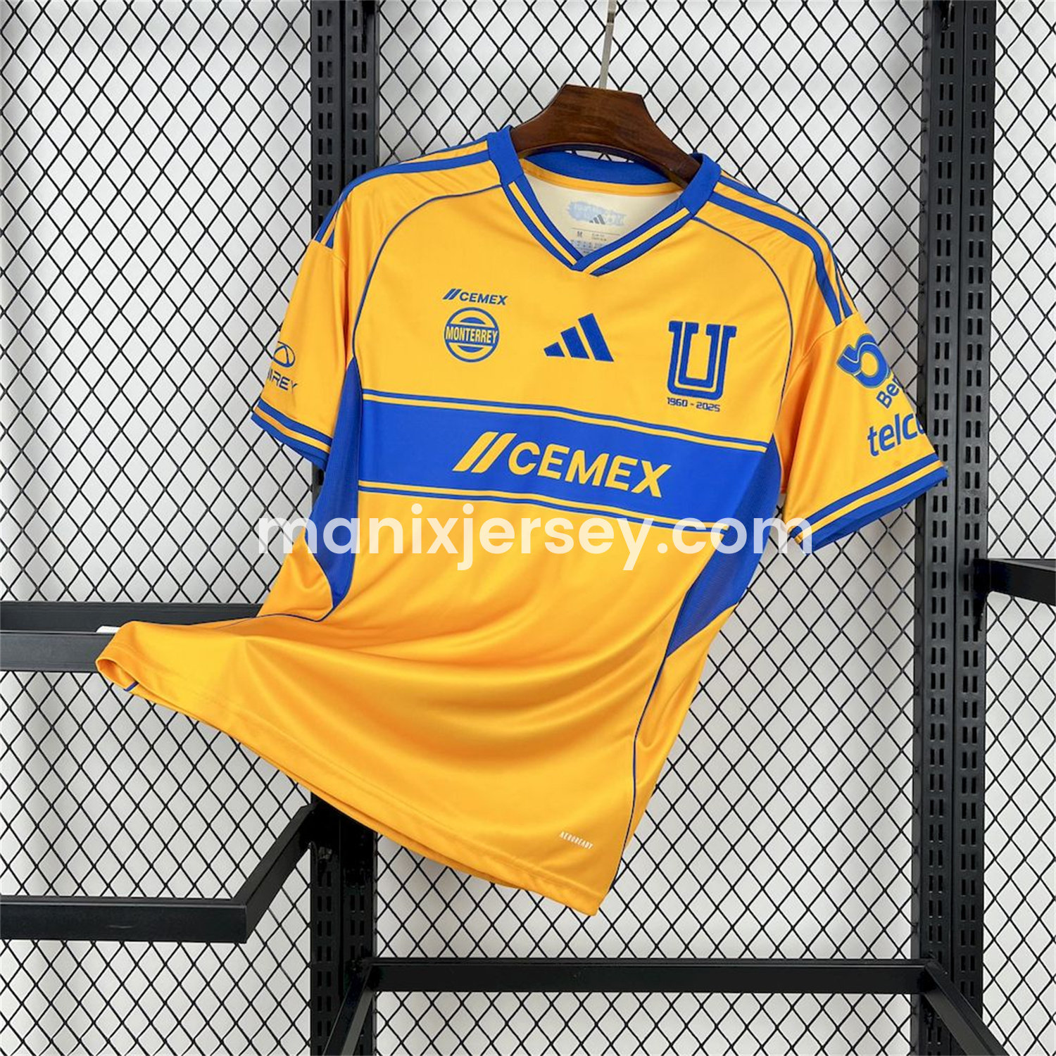 ManixJersey.com | Tigres UANL 25-26 Home Jersey - Fans Version -Customize Name, Number and Patch | Worldwide Shipping