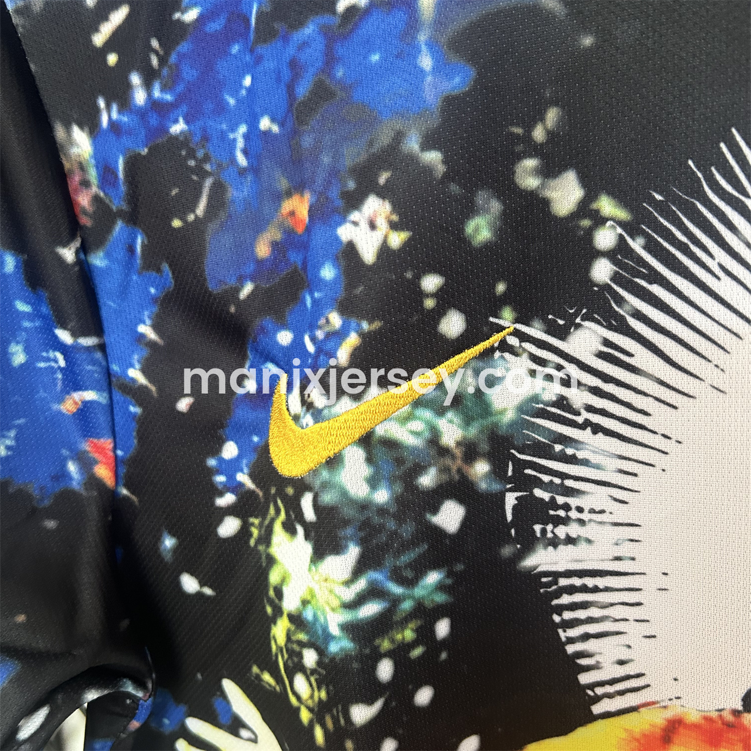ManixJersey.com | Brazil 25-26 Colorful Jesus Statue Special Colorful Graffiti Jersey - Fans Version -Customize Name, Number and Patch | Worldwide Shipping