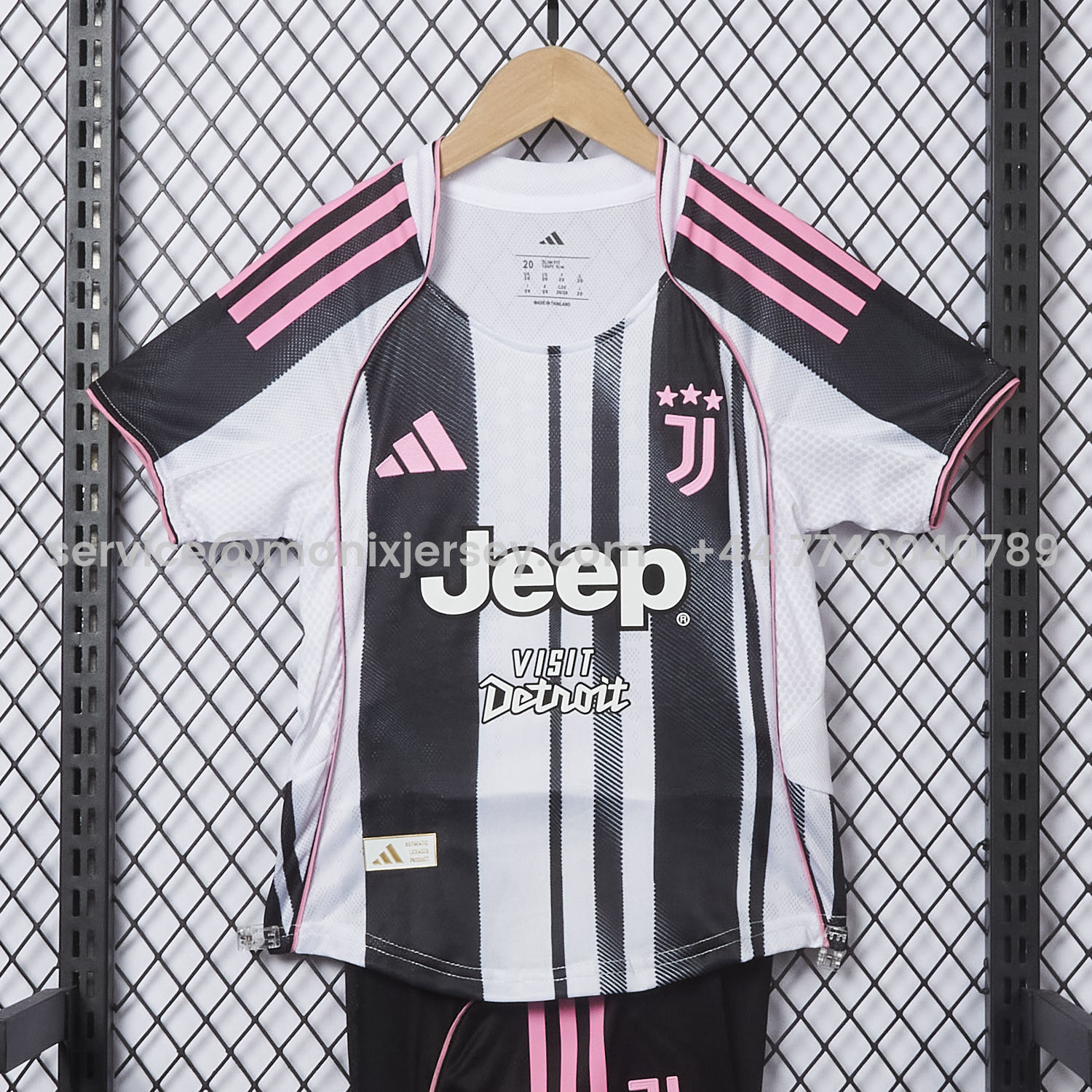ManixJersey.com | Juventus 25-26 Home Kids Kit - Player Version -Customize Name, Number and Patch | Worldwide Shipping