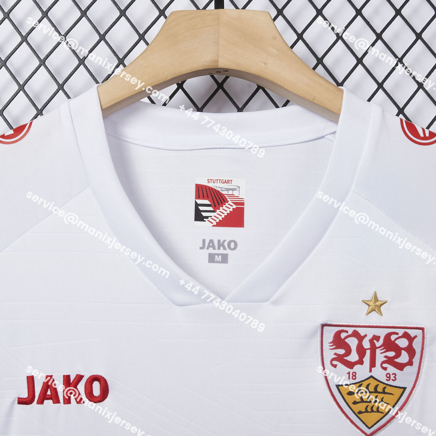 ManixJersey.com | VfB Stuttgart 25-26 Home Jersey - Fans Version -Customize Name, Number and Patch | Worldwide Shipping