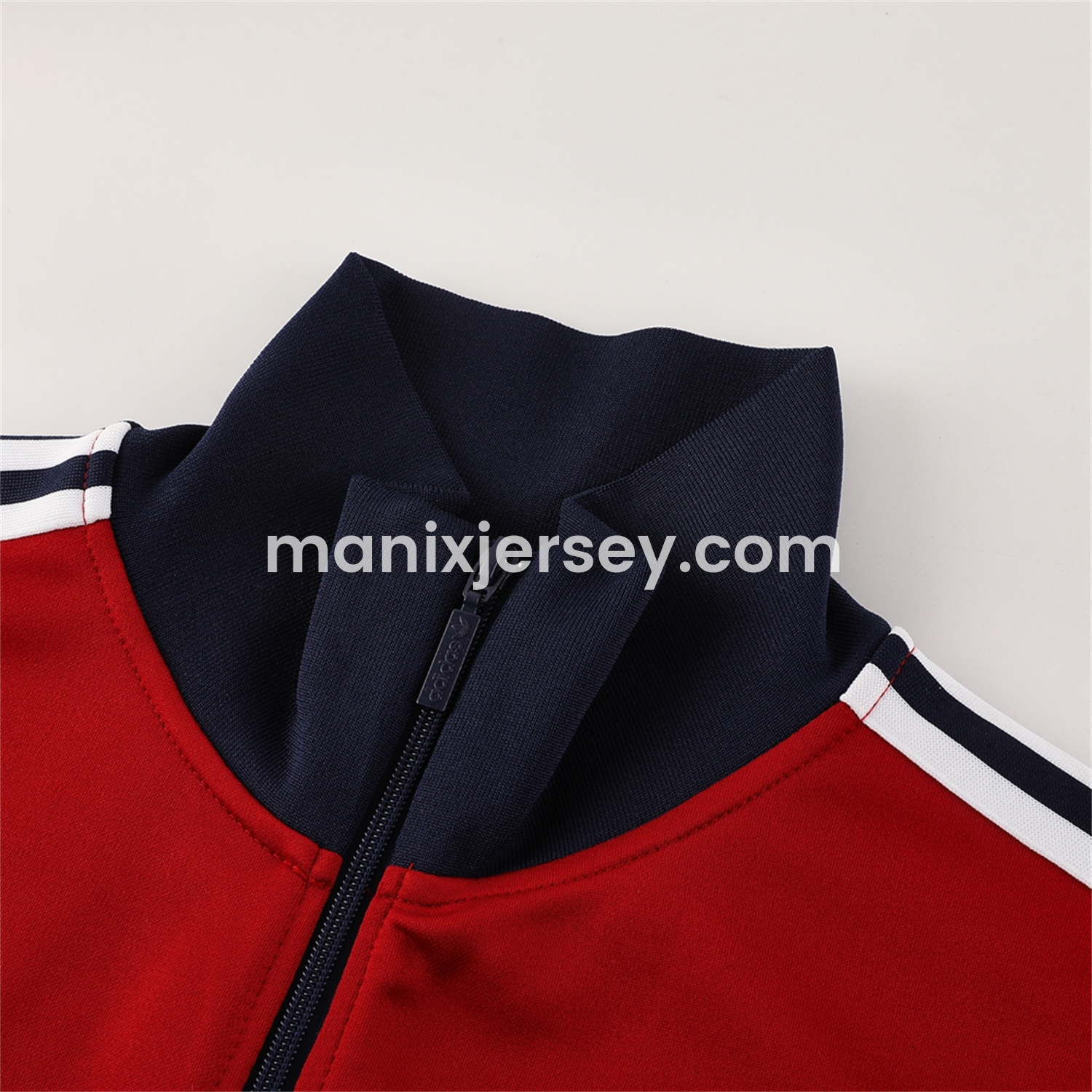 ManixJersey.com | Arsenal 24-25 Throwback Jacket Training Tracksuit - Red Jackets & Blue Pants -Customize Name, Number and Patch | Worldwide Shipping