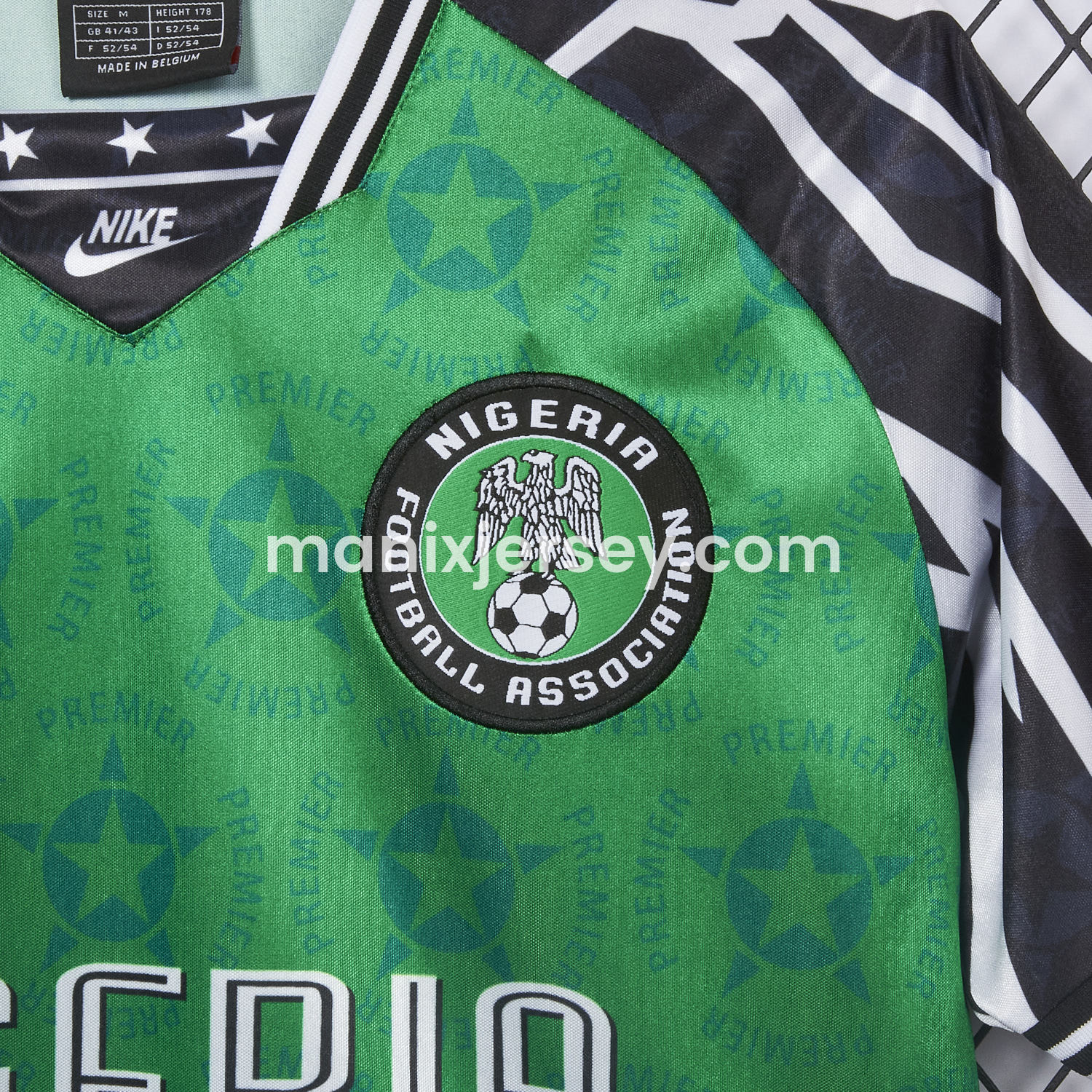 ManixJersey.com | Retro Nigeria 1993-95 Home Jersey -Customize Name, Number and Patch | Worldwide Shipping