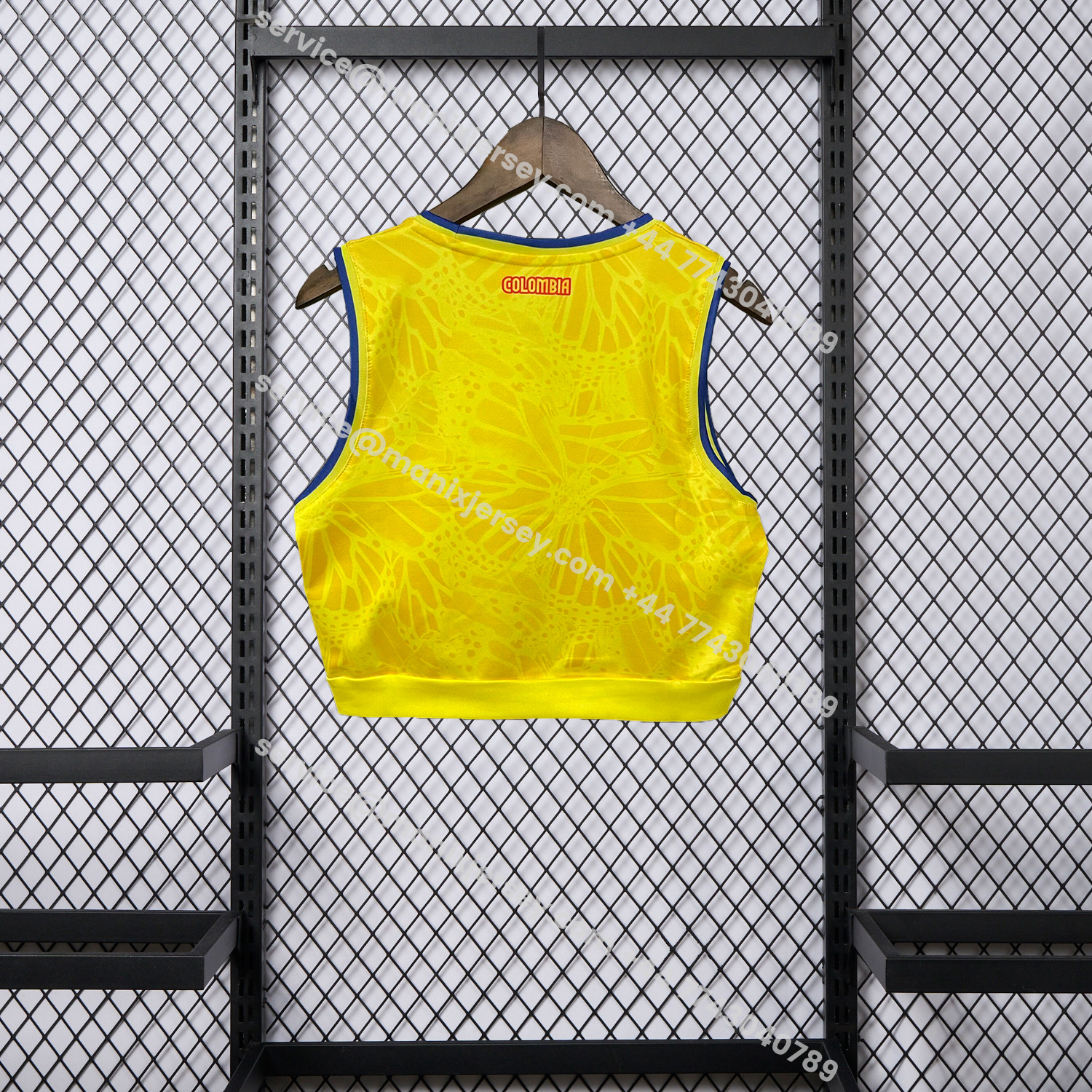 ManixJersey.com | Women's Colombia 2026 Home Yoga Vest -Customize Name, Number and Patch | Worldwide Shipping