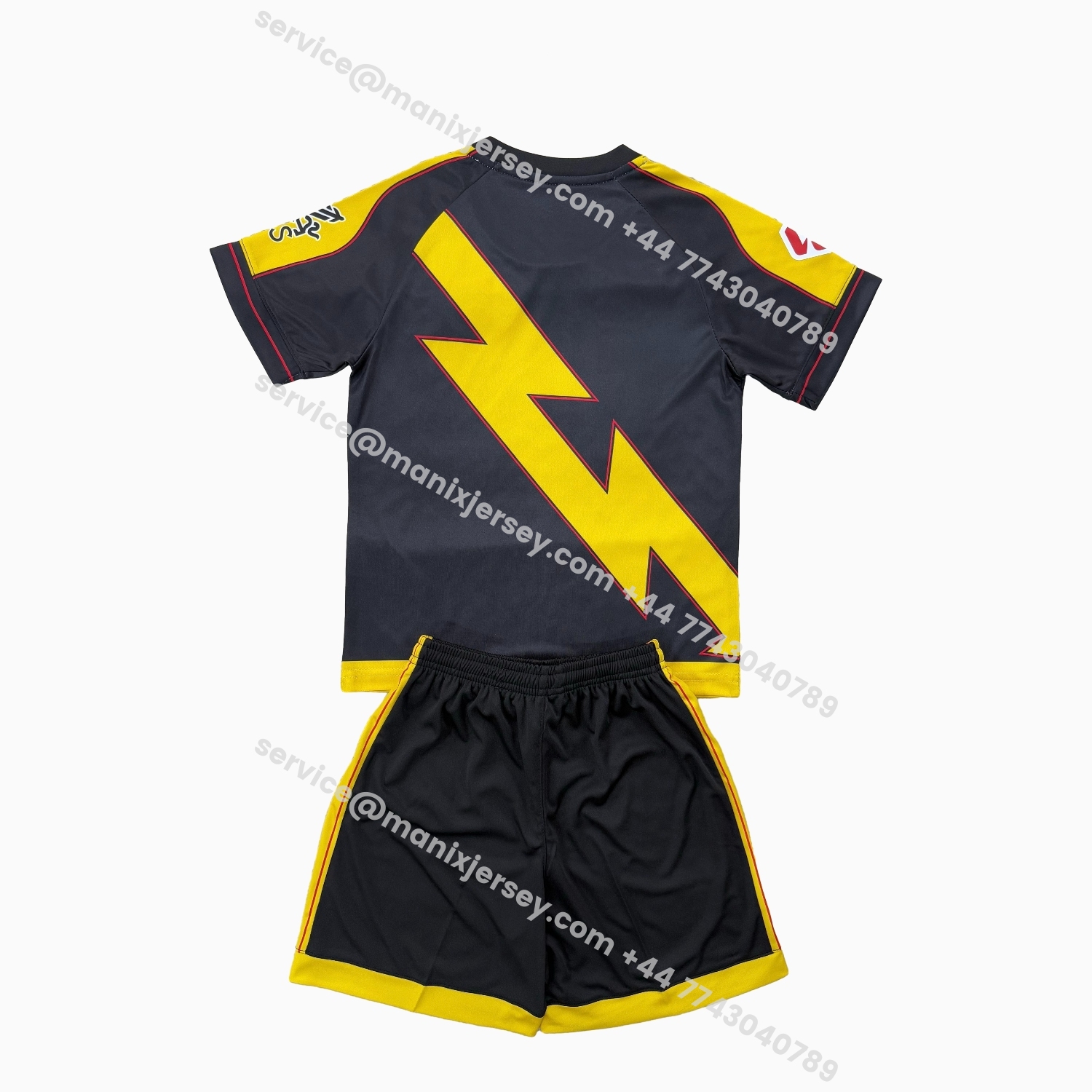 ManixJersey.com | Rayo Vallecano 25-26 Third Men's Adult Jersey Set - Fans Version -Customize Name, Number and Patch | Worldwide Shipping