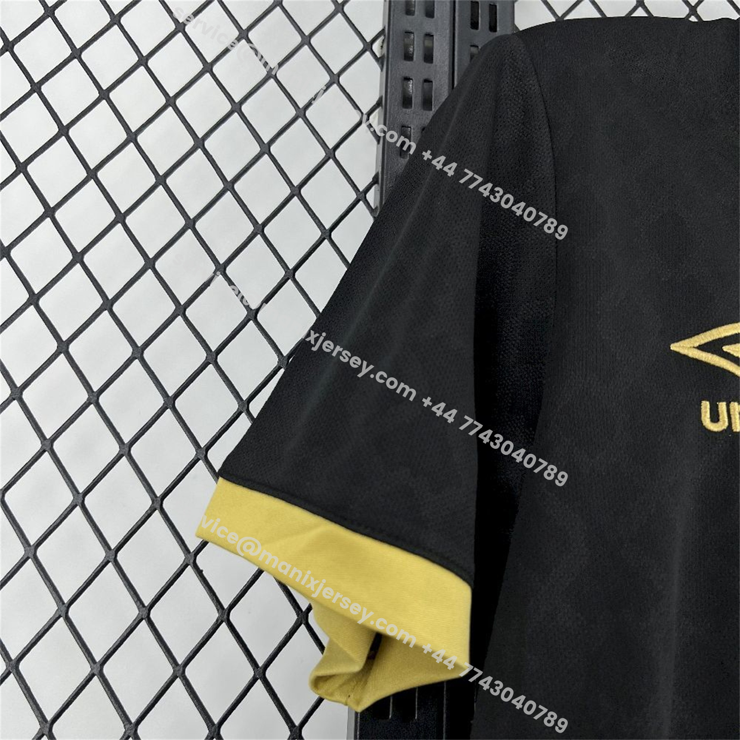 ManixJersey.com | West Ham United 25-26 Third Black Jersey - Fans Version -Customize Name, Number and Patch | Worldwide Shipping