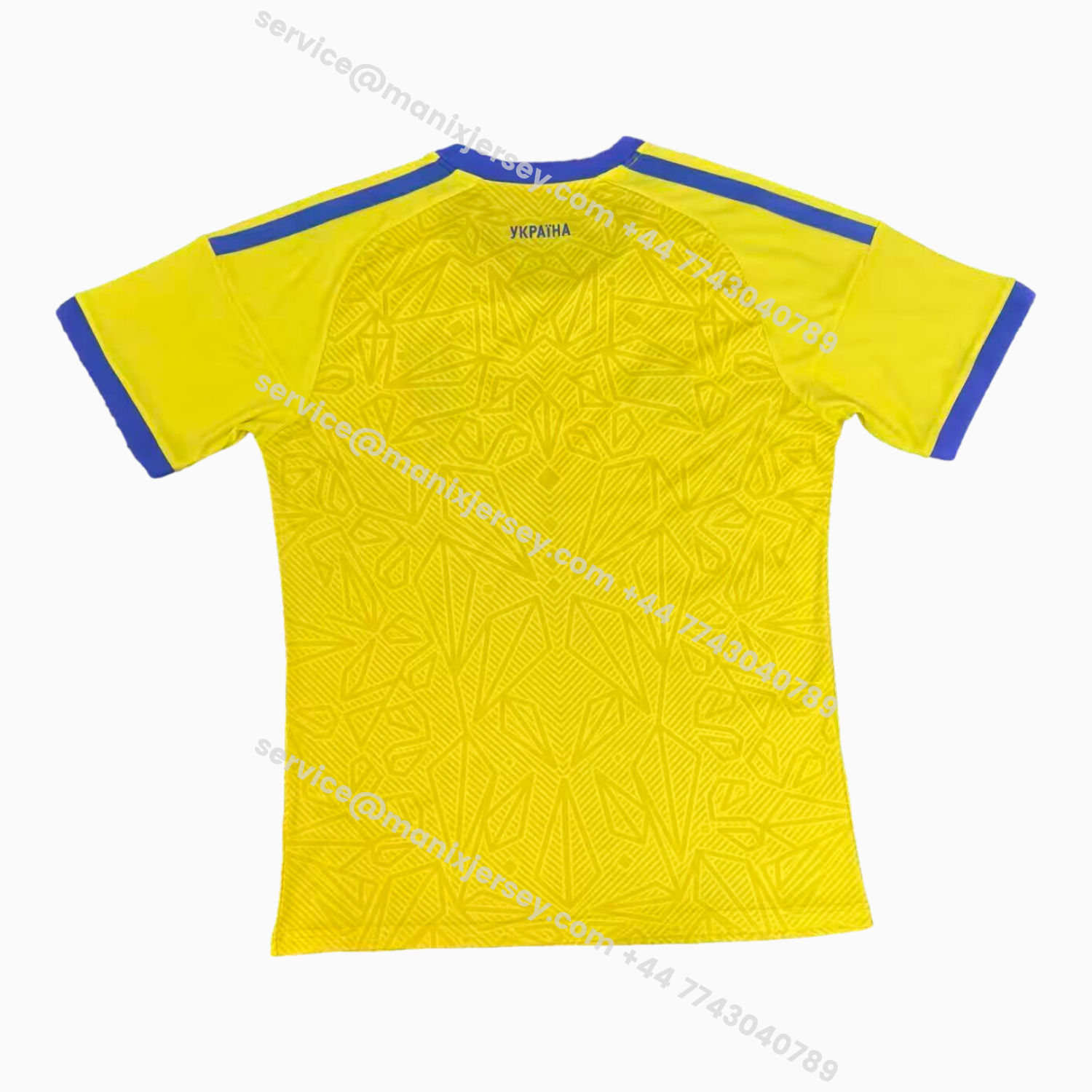 ManixJersey.com | Ukraine 2026 Home Jersey - Fans Version -Customize Name, Number and Patch | Worldwide Shipping