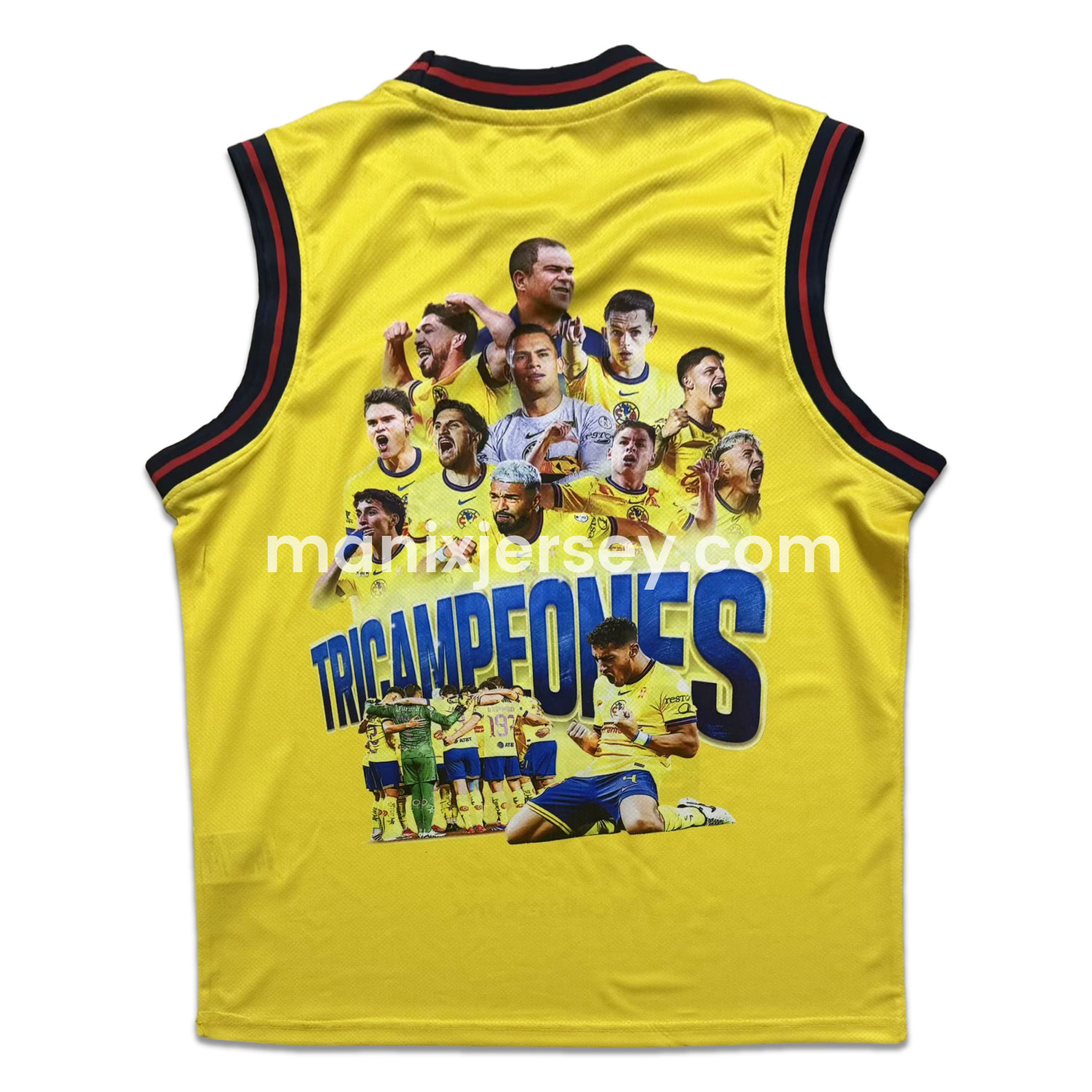 ManixJersey.com | Club América 2024 Triple Championship Commemorative Edition Vest -Customize Name, Number and Patch | Worldwide Shipping