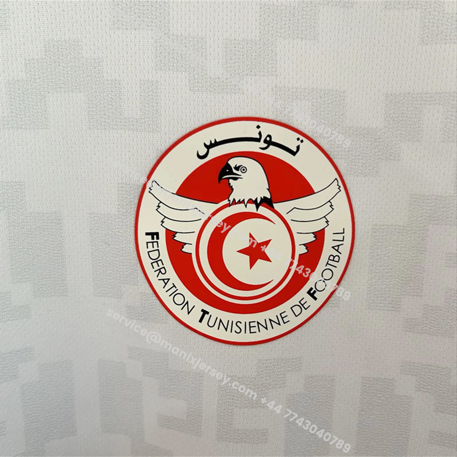 ManixJersey.com | Tunisia 2026 Away White Jersey - Fans Version -Customize Name, Number and Patch | Worldwide Shipping
