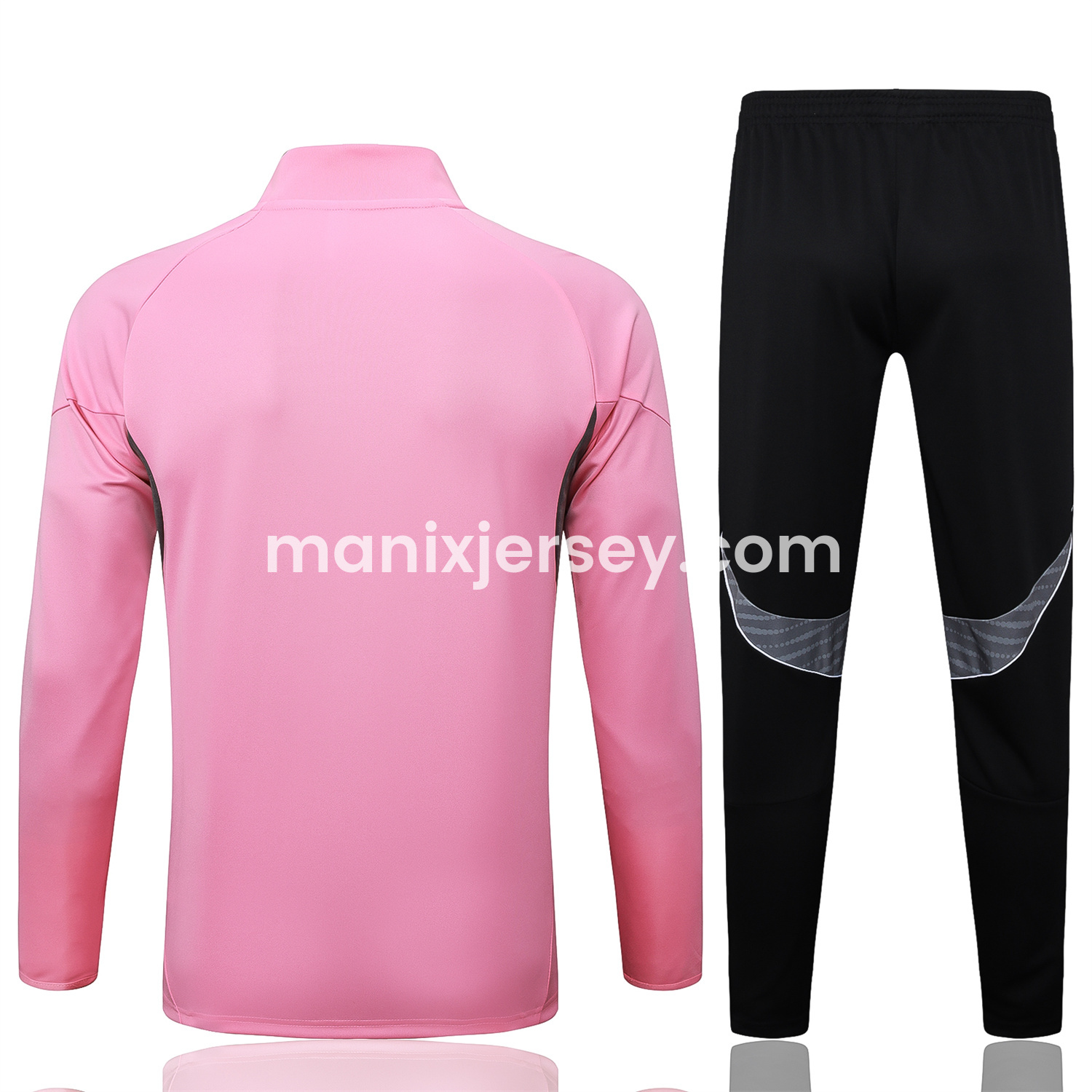 ManixJersey.com | Kids INT M.A.M 25-26 Kids Jacket Training Tracksuit - Pink Top and Black Pants -Customize Name, Number and Patch | Worldwide Shipping