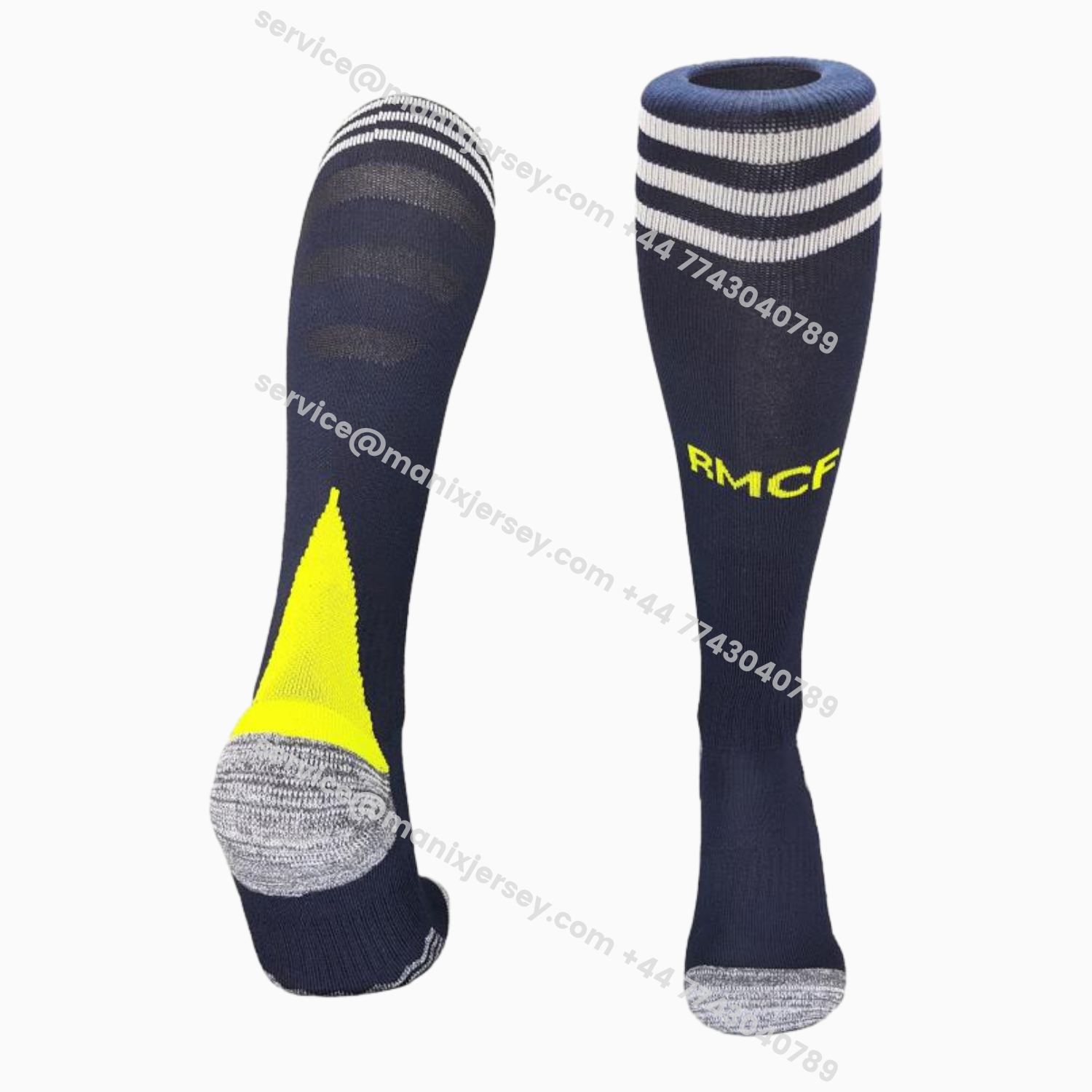 ManixJersey.com | Real Madrid 25-26 Away Socks - Deep Blue -Customize Name, Number and Patch | Worldwide Shipping
