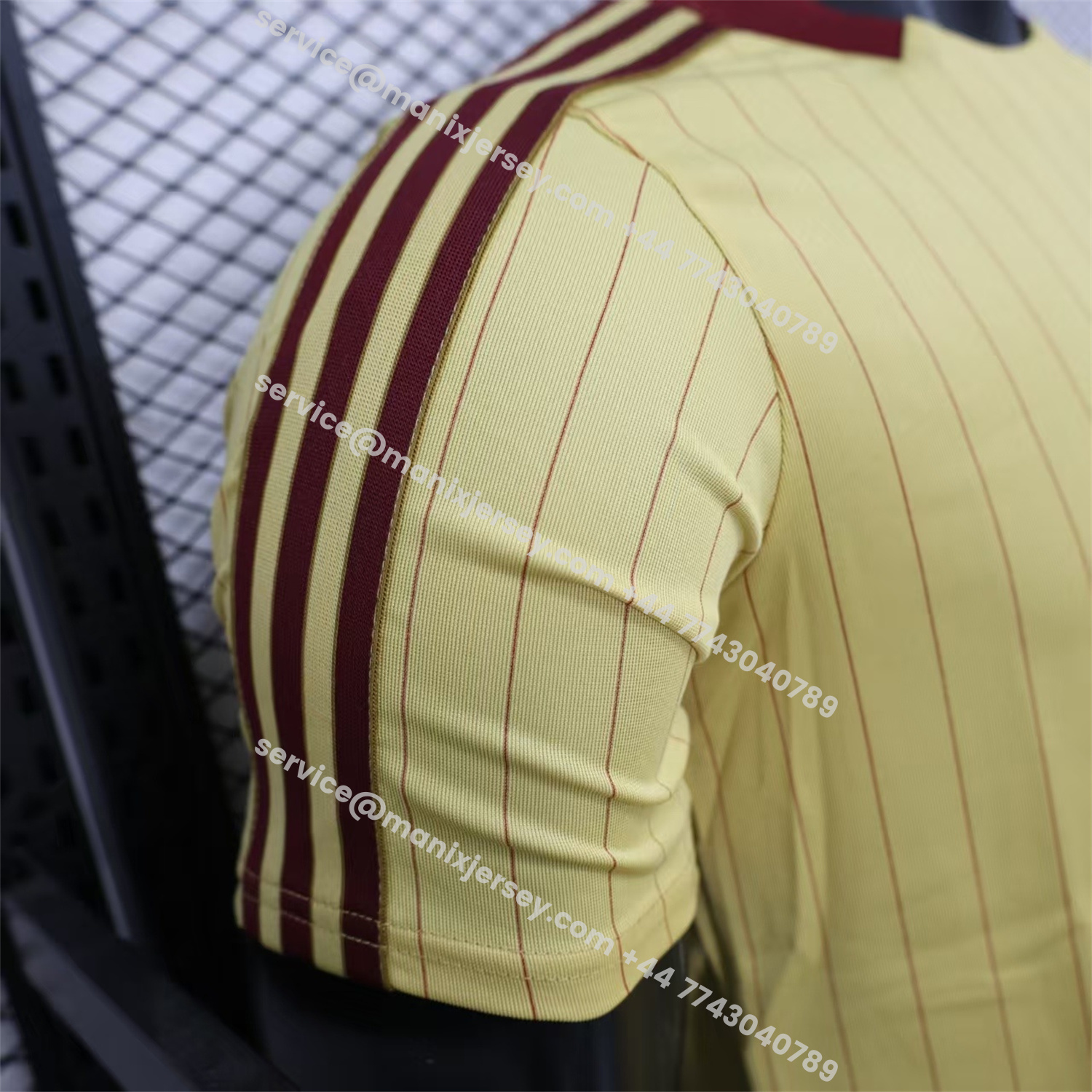 ManixJersey.com | Arsenal 25-26 Trefoil Yellow Travel Jersey - Player Version -Customize Name, Number and Patch | Worldwide Shipping