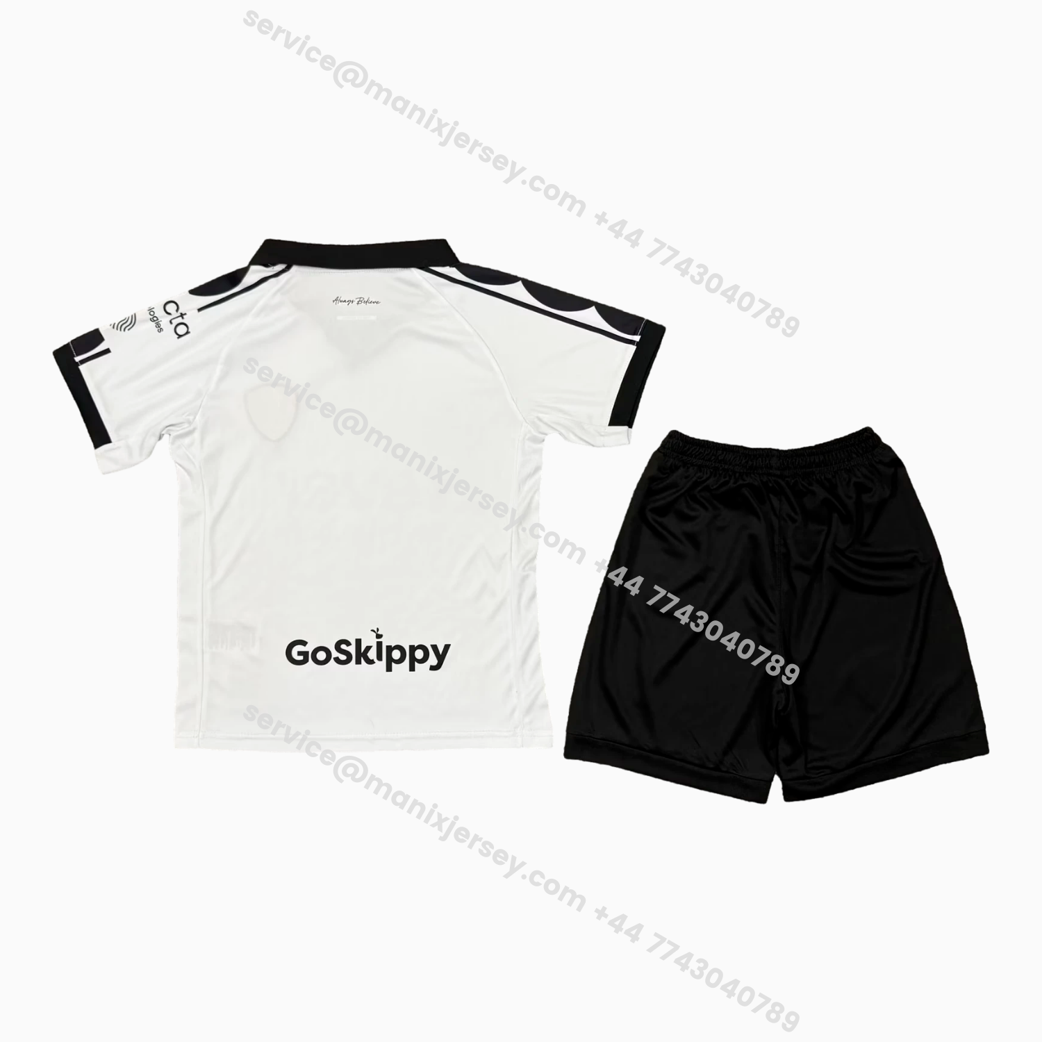 ManixJersey.com | Bristol City 25-26 Away White Kids Kit -Customize Name, Number and Patch | Worldwide Shipping