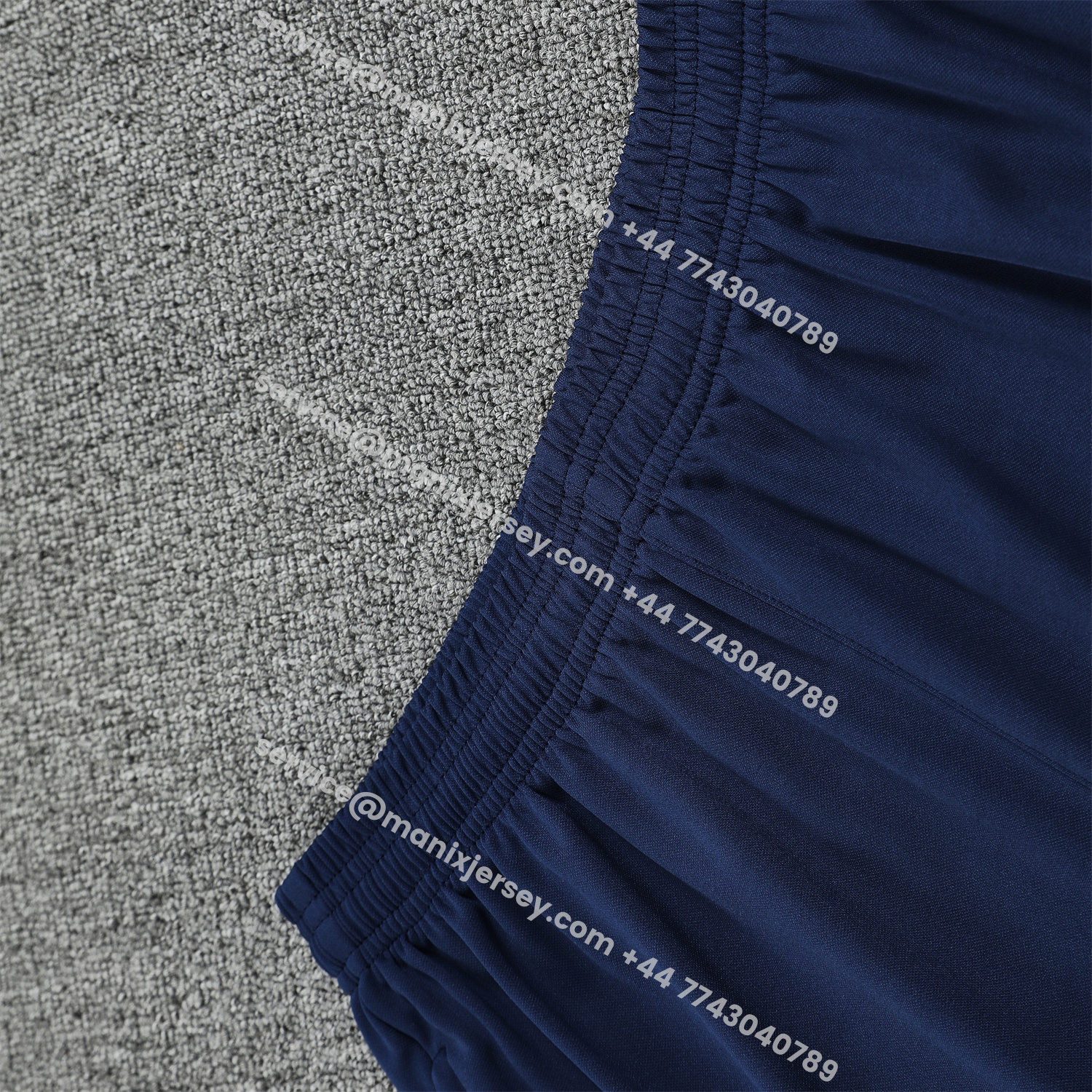 ManixJersey.com | Paris Saint-Germain PSG 25-26 Short-Sleeve Training Set - Red Top & Deep Blue Shorts -Customize Name, Number and Patch | Worldwide Shipping