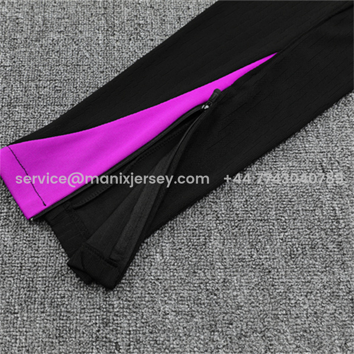 ManixJersey.com | England 25-26 Kids Long Sleeve Training Set - Player Version - Purple Top and Black Pants -Customize Name, Number and Patch | Worldwide Shipping