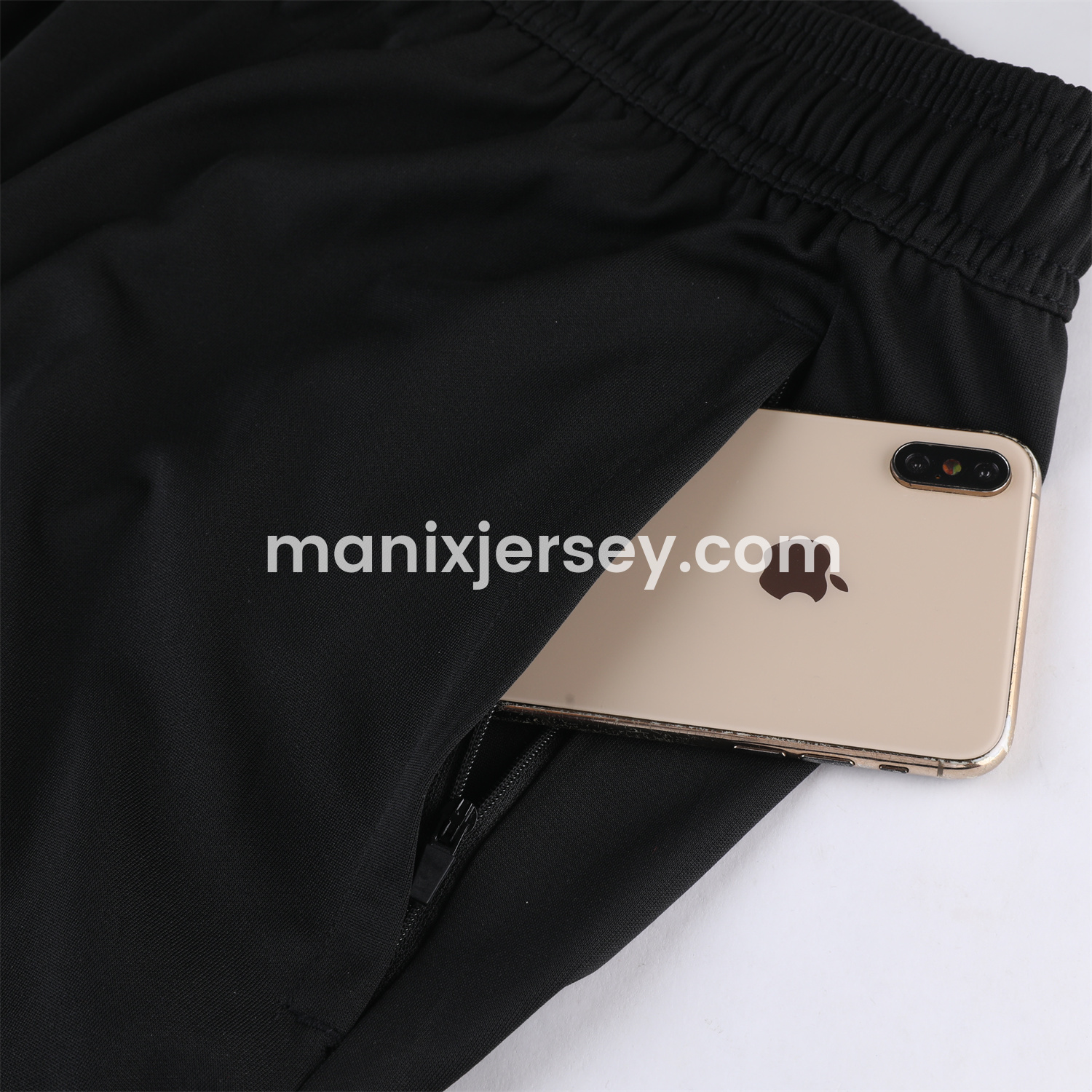 ManixJersey.com | Liver.pool 24-25 Long Sleeve Training Set - Red Stripe Top and Black Pants -Customize Name, Number and Patch | Worldwide Shipping
