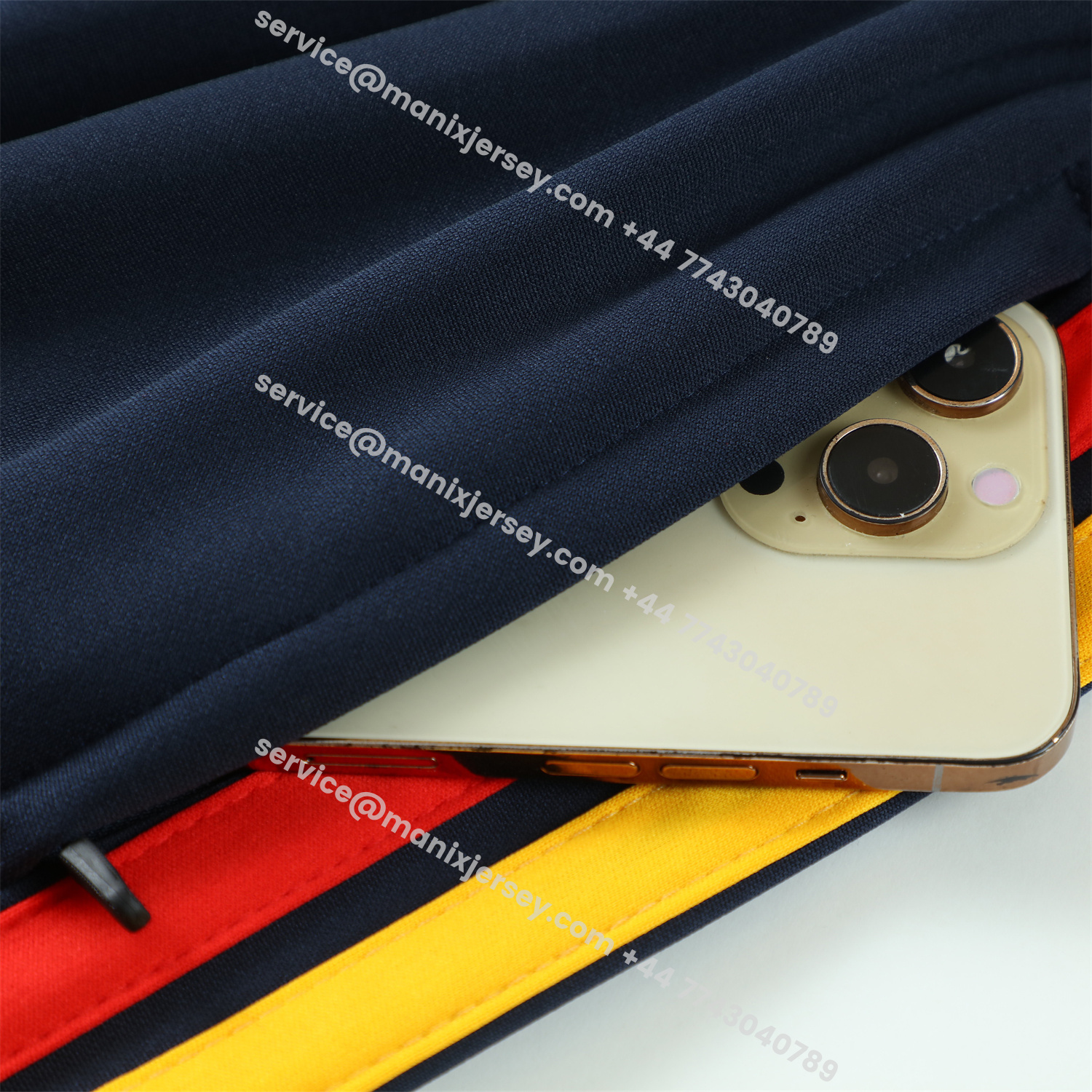 ManixJersey.com | Spain 2026 Long Sleeve Training Set - Light Blue Top & Pants -Customize Name, Number and Patch | Worldwide Shipping