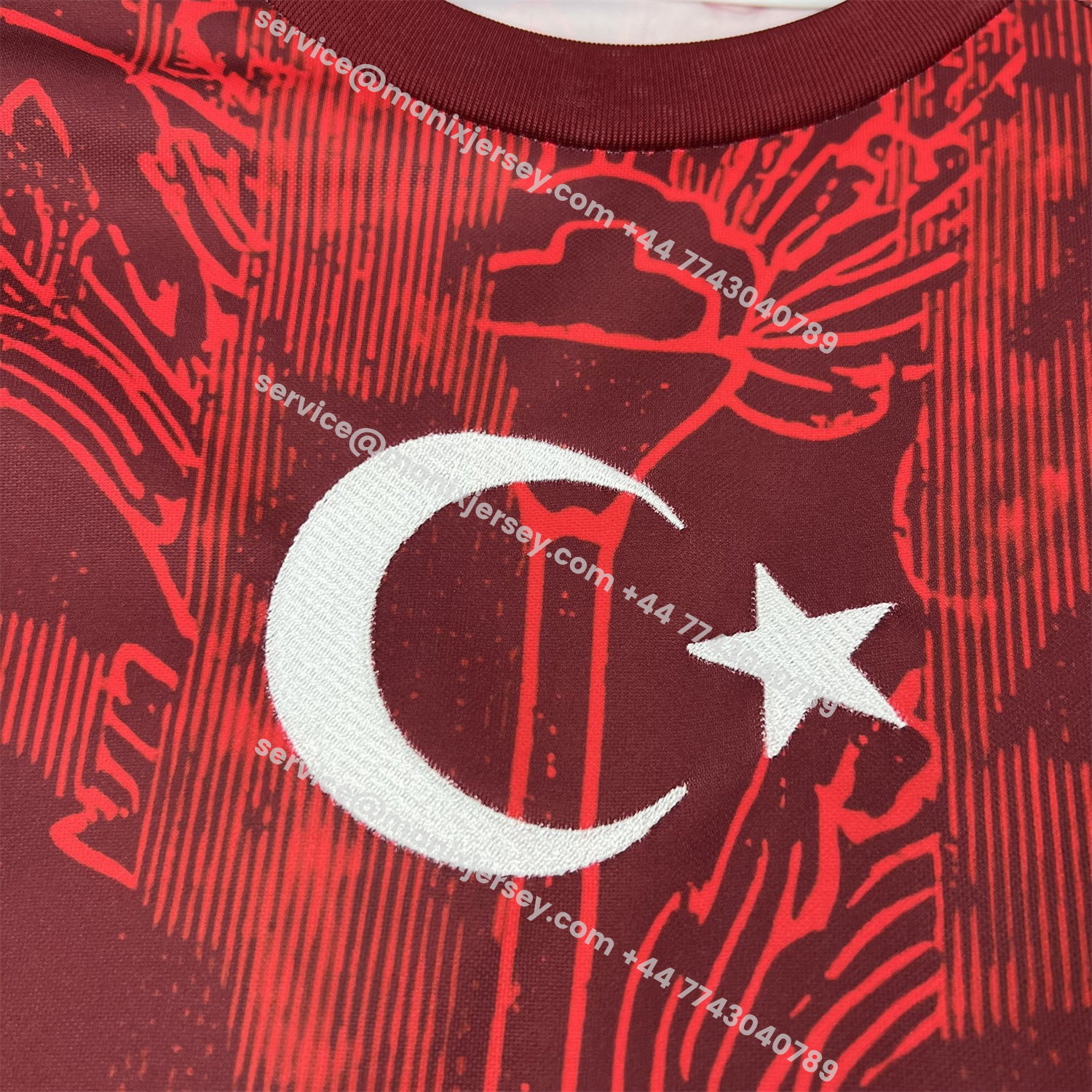 Turkey 2026 Red With Dark Red Patterns Special Edition Jersey - Fans Version:football jersey mysite: unitedjerseyfootball 邓江浪:football