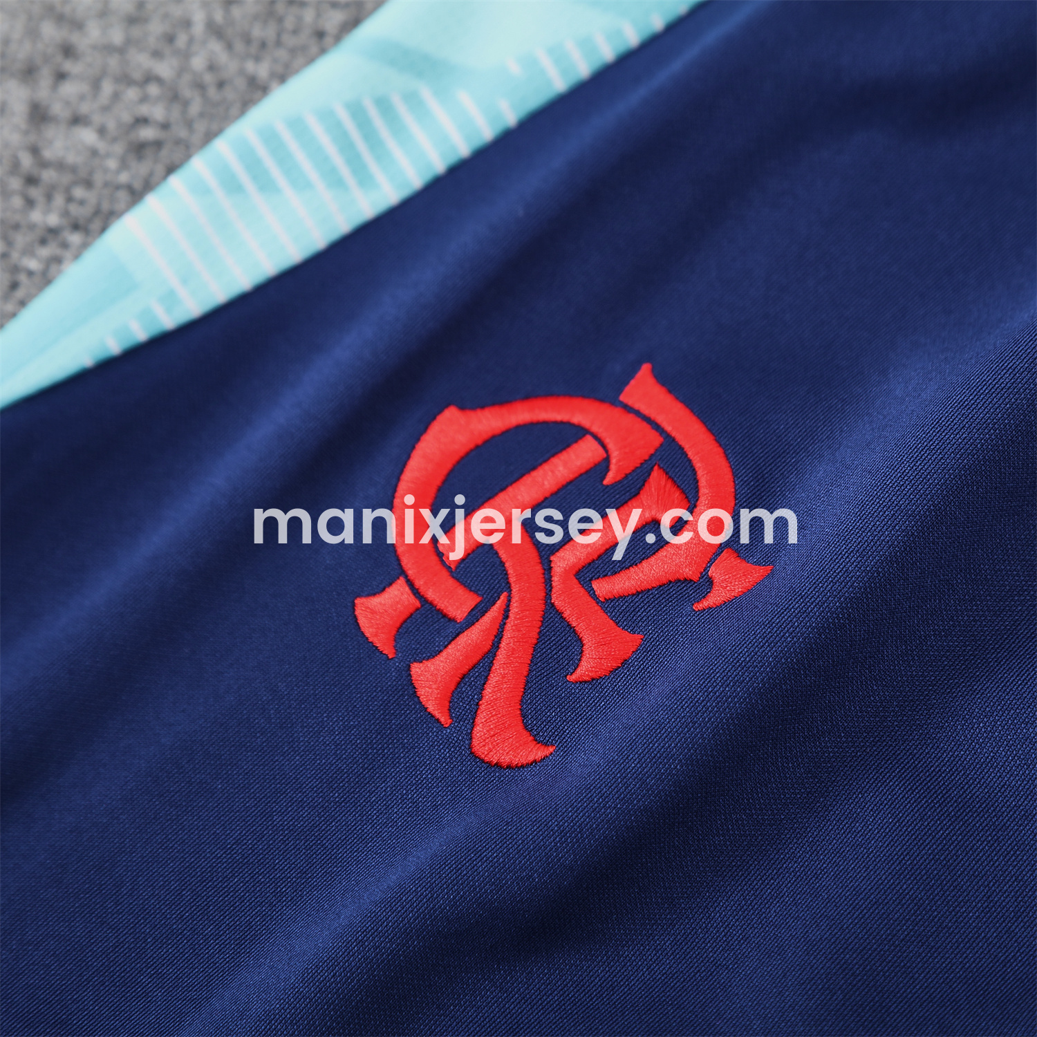 ManixJersey.com | Flamengo 25-26 Training Hoodie Set - Royal Blue Top and Pants -Customize Name, Number and Patch | Worldwide Shipping